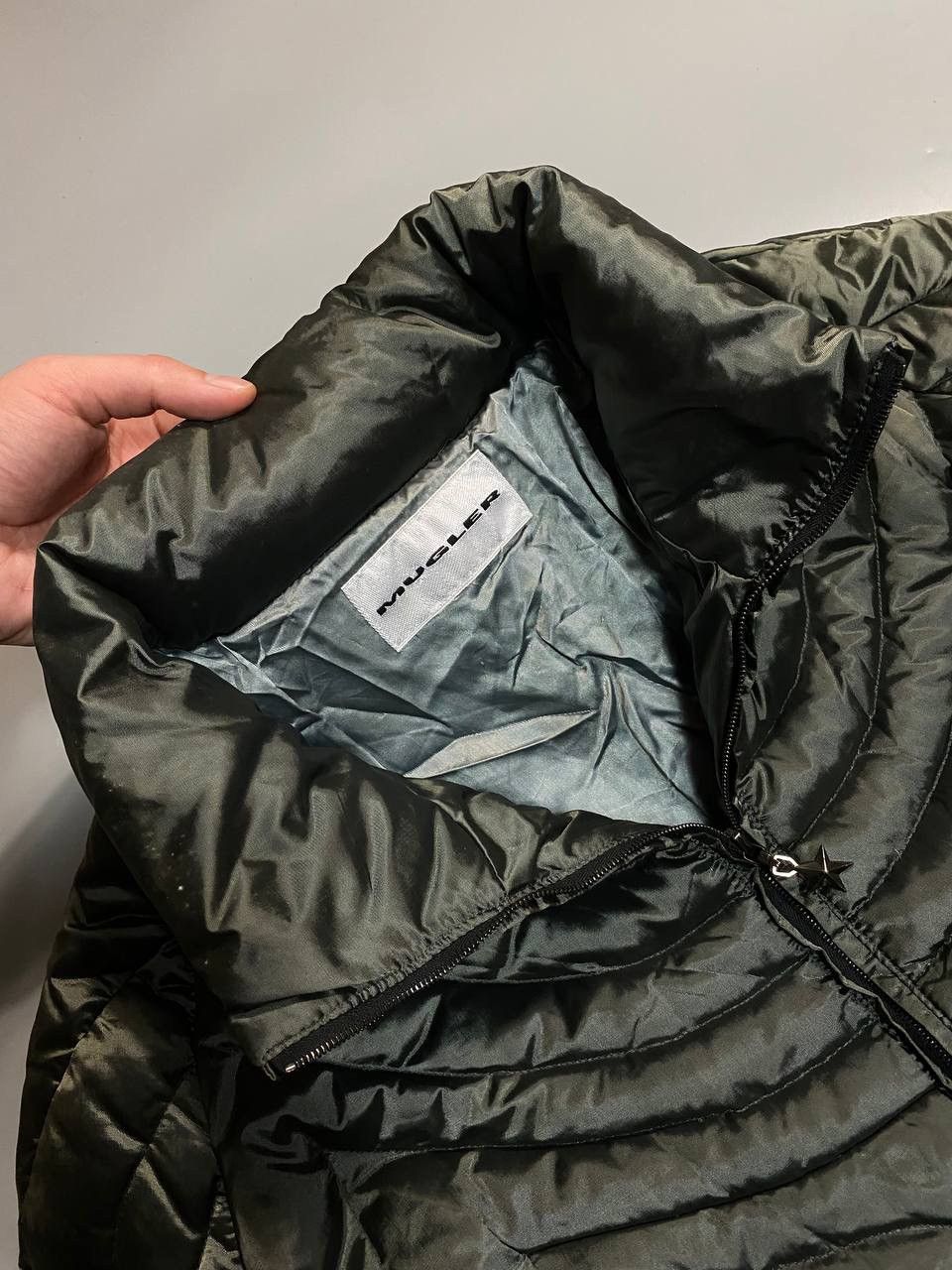 Mugler Thierry Mugler Vntg Panel Seams Shaped Quilting Down Jacket Size M / US 6-8 / IT 42-44 - 13 Thumbnail