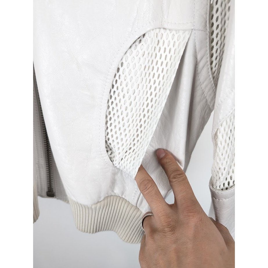 Celine o1rshd1 Oversize Blouson in White Size US M / EU 48-50 / 2 - 9 Thumbnail