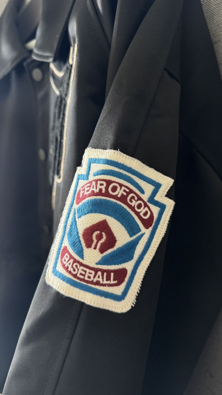 Fear of God Fear of God 5th Fifth Satin Manuel Baseball Coaches Jacket Size US M / EU 48-50 / 2 - 5 Thumbnail