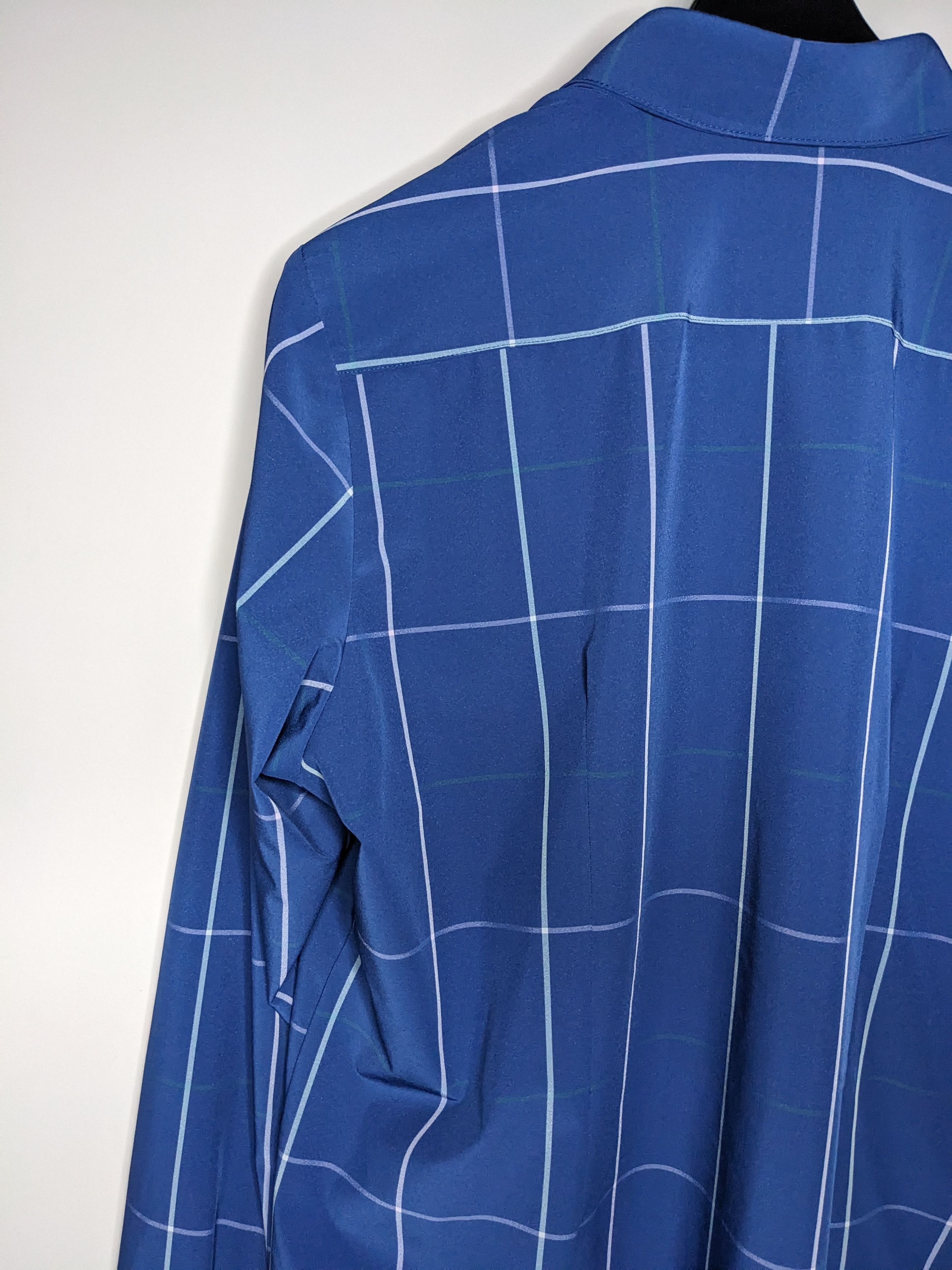 Mizzen+Main Mizzen Main Leeward Windowpane Plaid Shirt Large Made USA Size US L / EU 52-54 / 3 - 10 Thumbnail