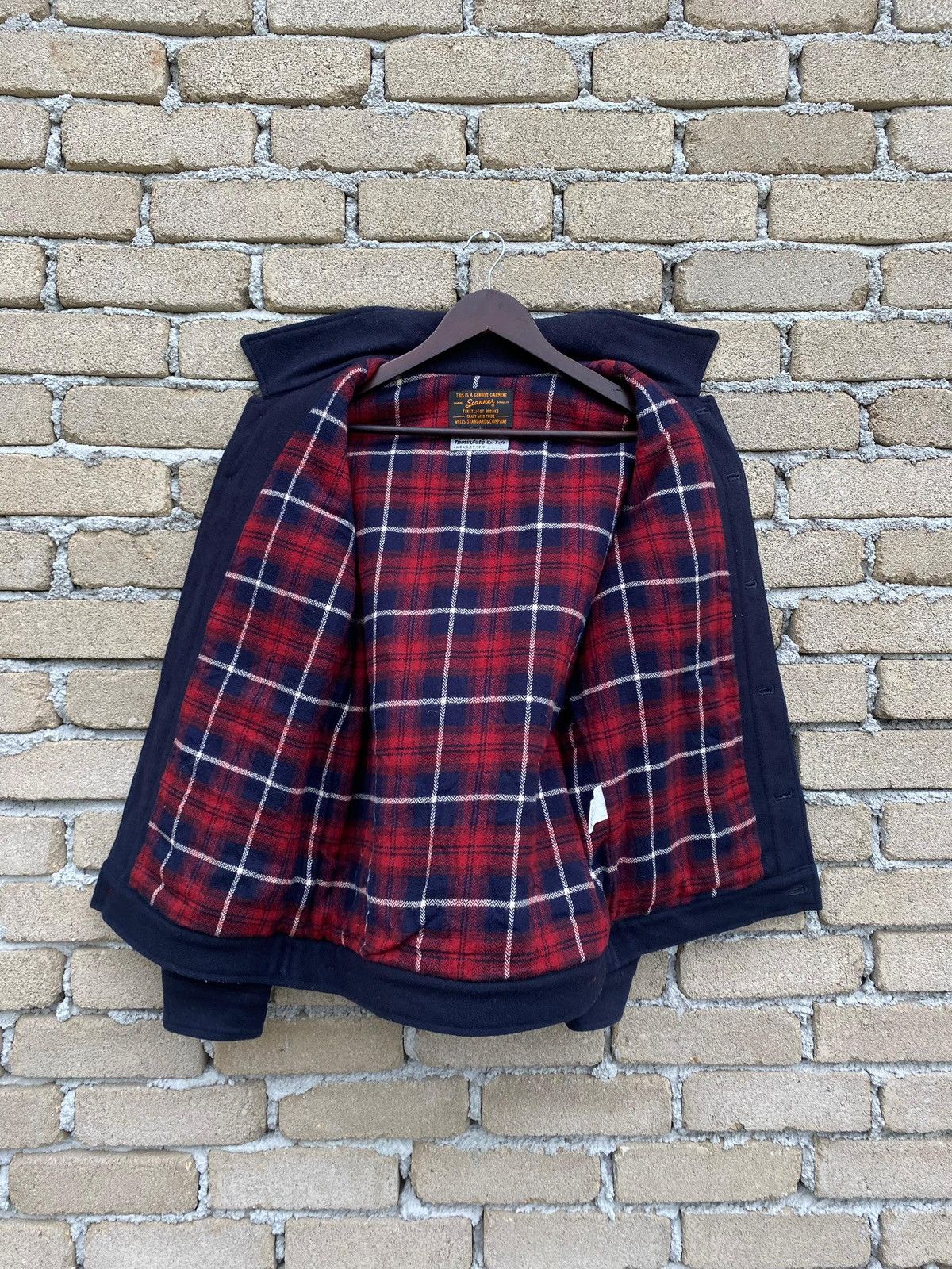 Japanese Brand Scanners Thinsulate Ex Soft Insulation Wool Jacket Size US L / EU 52-54 / 3 - 6 Thumbnail