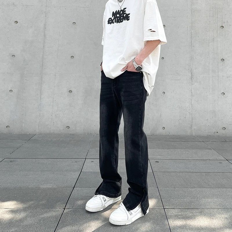 Japanese Brand × Vintage Skinny Jeans Men Y2k Autumn Fashion Casual Vintage Size US 32 / EU 48 - 1 Thumbnail