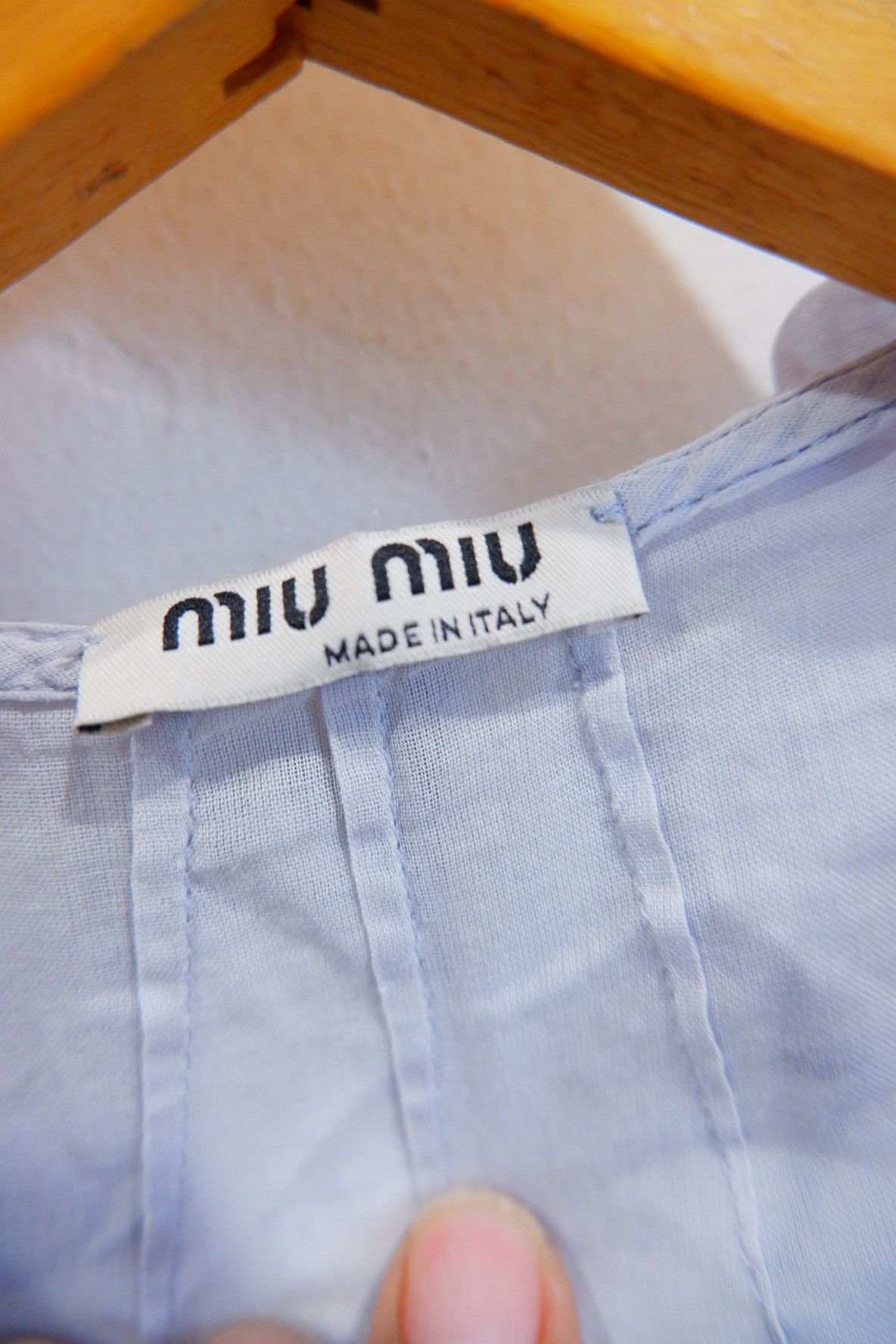 Miu Miu MIU MIU by Prada Sheer Blouses Shirts Size S / US 4 / IT 40 - 8 Thumbnail