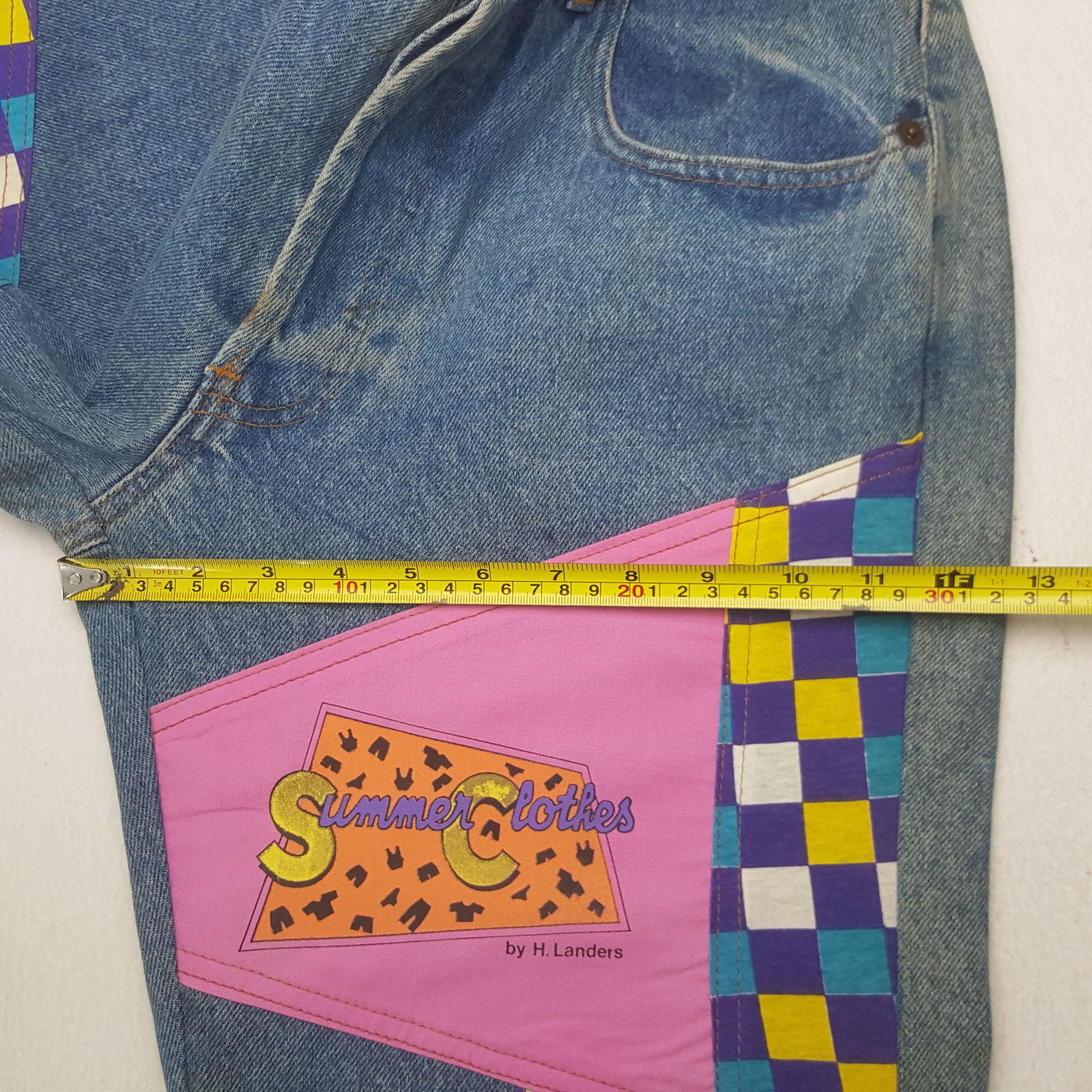 Vintage Vintage H.landers Designer Art Style Rare Denim Jeans RR18 Size US 28 / EU 44 - 11 Thumbnail