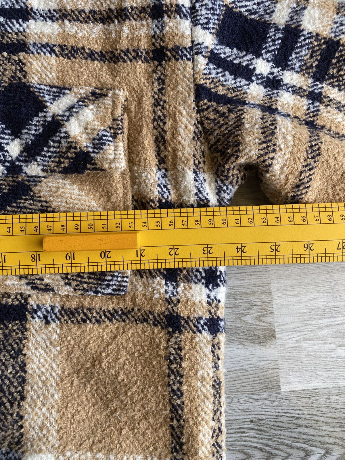 Japanese Brand Checked Jacket With Sherpa Lining Heavy Coats Size US M / EU 48-50 / 2 - 15 Thumbnail
