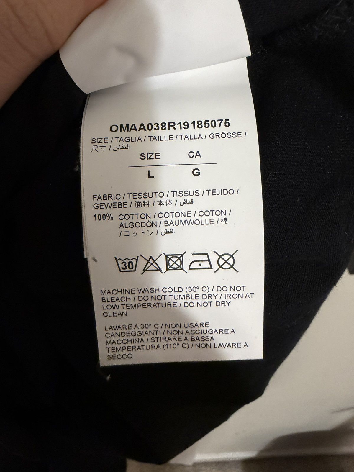 Off-White Off-White: Lines Tee Size US L / EU 52-54 / 3 - 5 Thumbnail