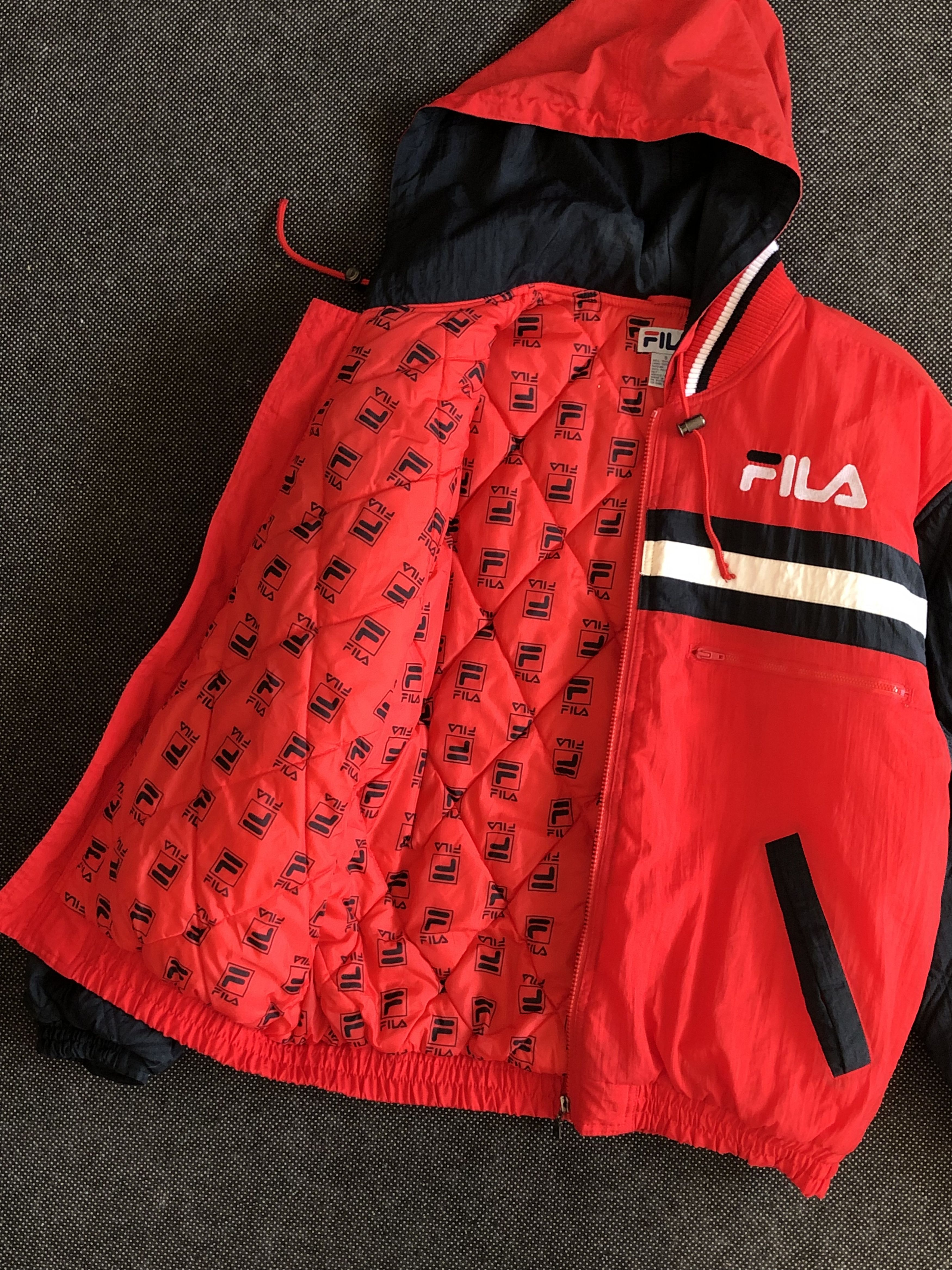 Fila × Vintage RARE🔥VINTAGE 90’S FILA PUFFER FILLED HOODED JACKET Size US M / EU 48-50 / 2 - 12 Thumbnail