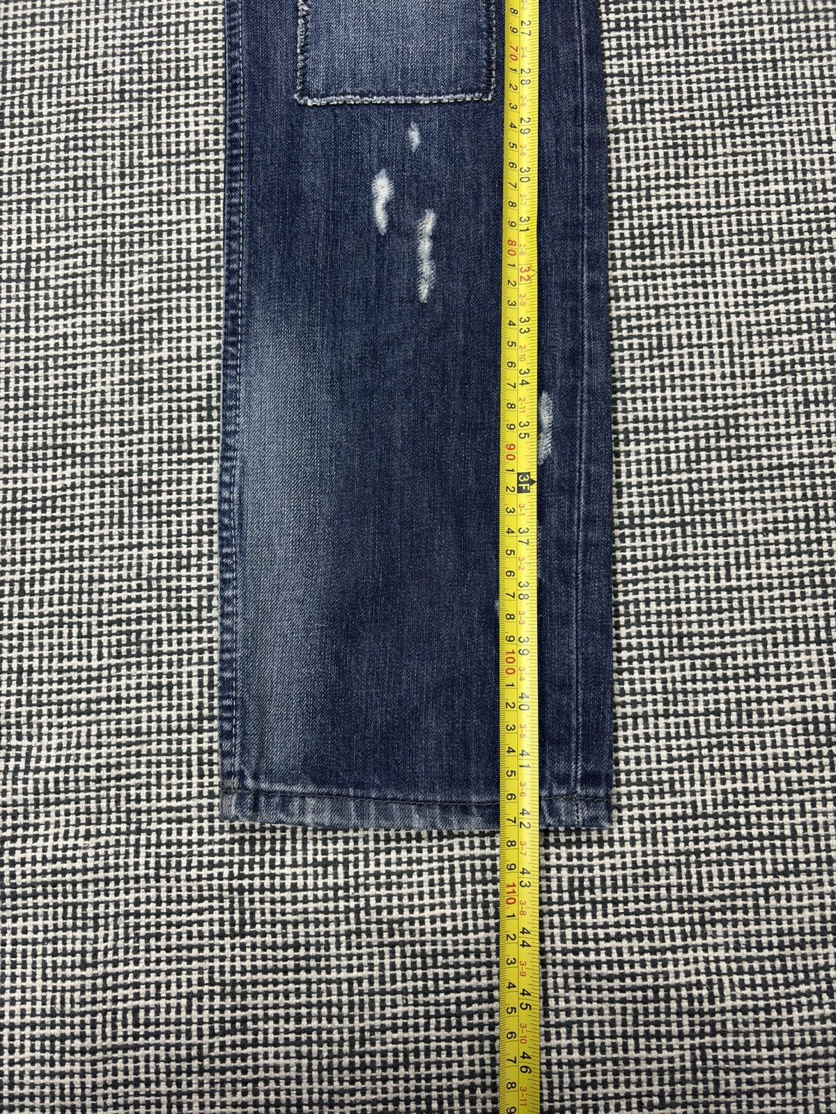 Japanese Brand patchwork distressed boro jeans harajuku style Size US 32 / EU 48 - 11 Thumbnail
