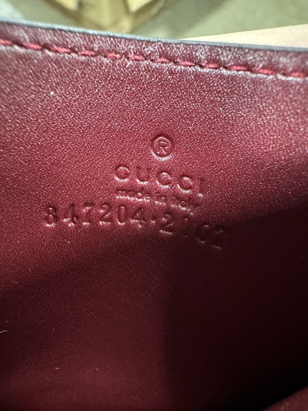 Gucci Gucci GG Leather Card Holder NEW 400$ Size ONE SIZE - 3 Thumbnail