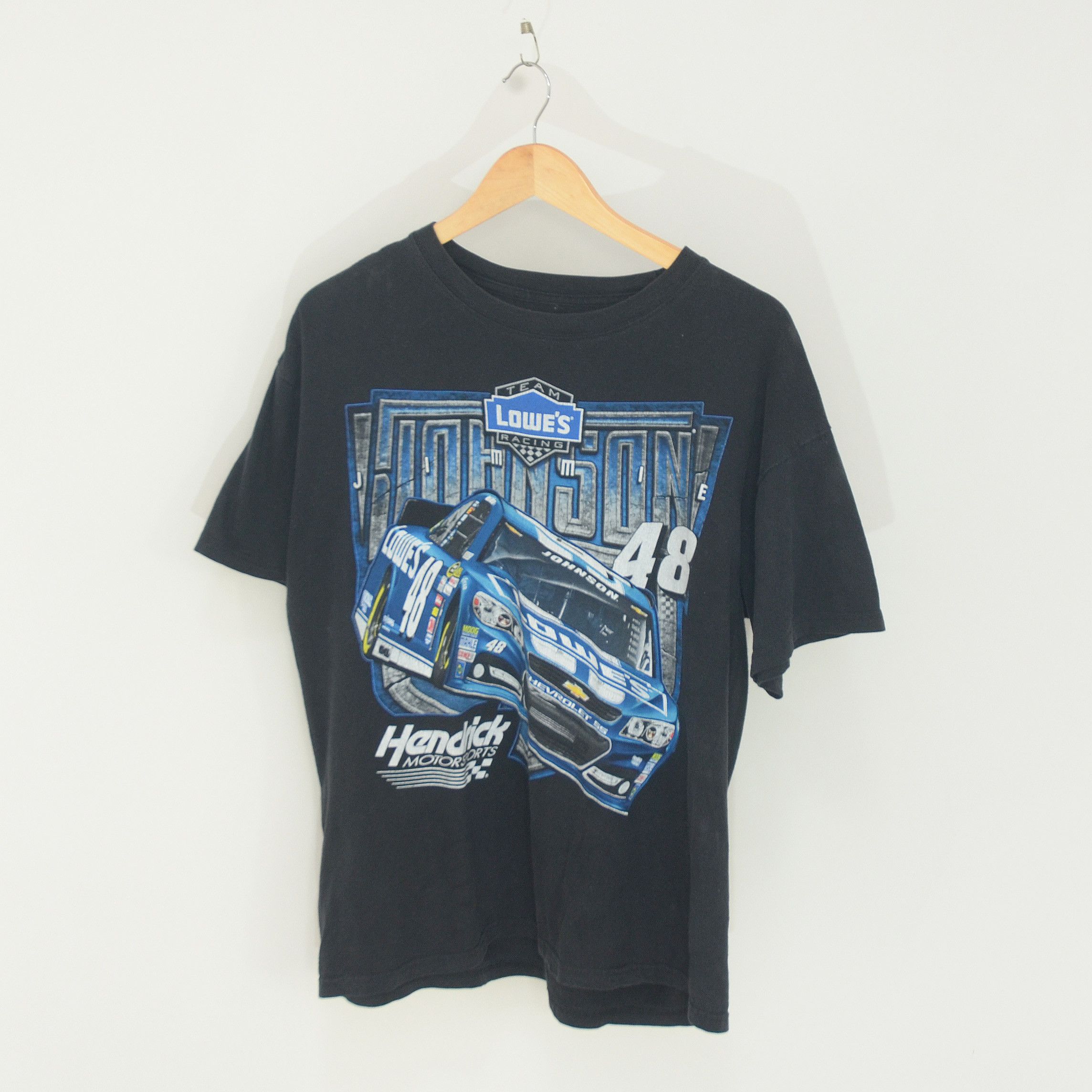 Formula 1 NASCAR Jimmie Johnson #48 Lowes T-Shirt Graphic Racing Merch Size US L / EU 52-54 / 3 - 2 Thumbnail