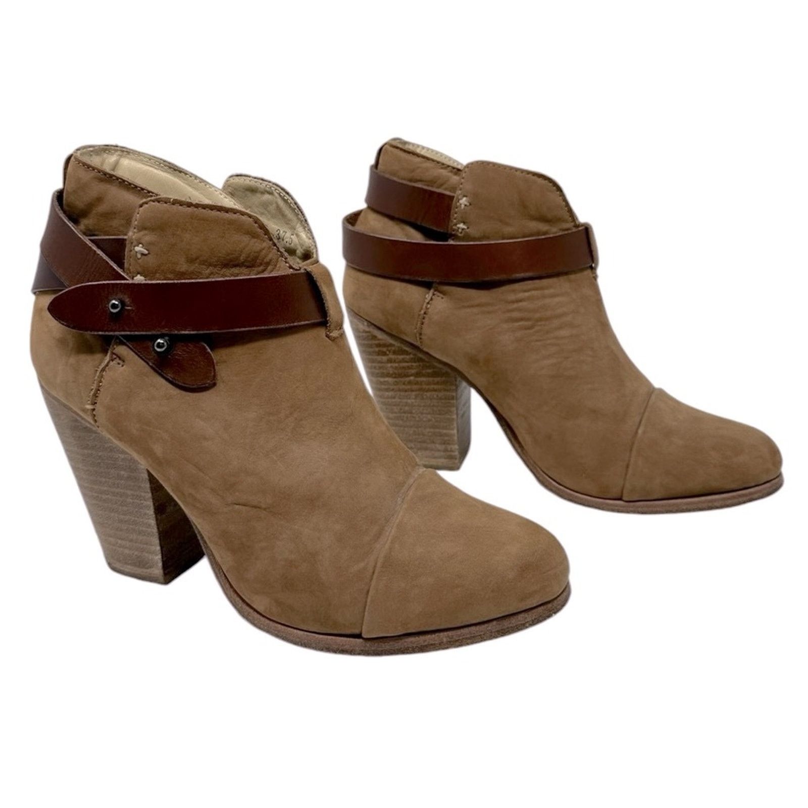 Rag & Bone Rag & Bone Harrow Bootie in Camel Size 37.5 Two Tone Boho Size US 7 / IT 37 - 9 Thumbnail