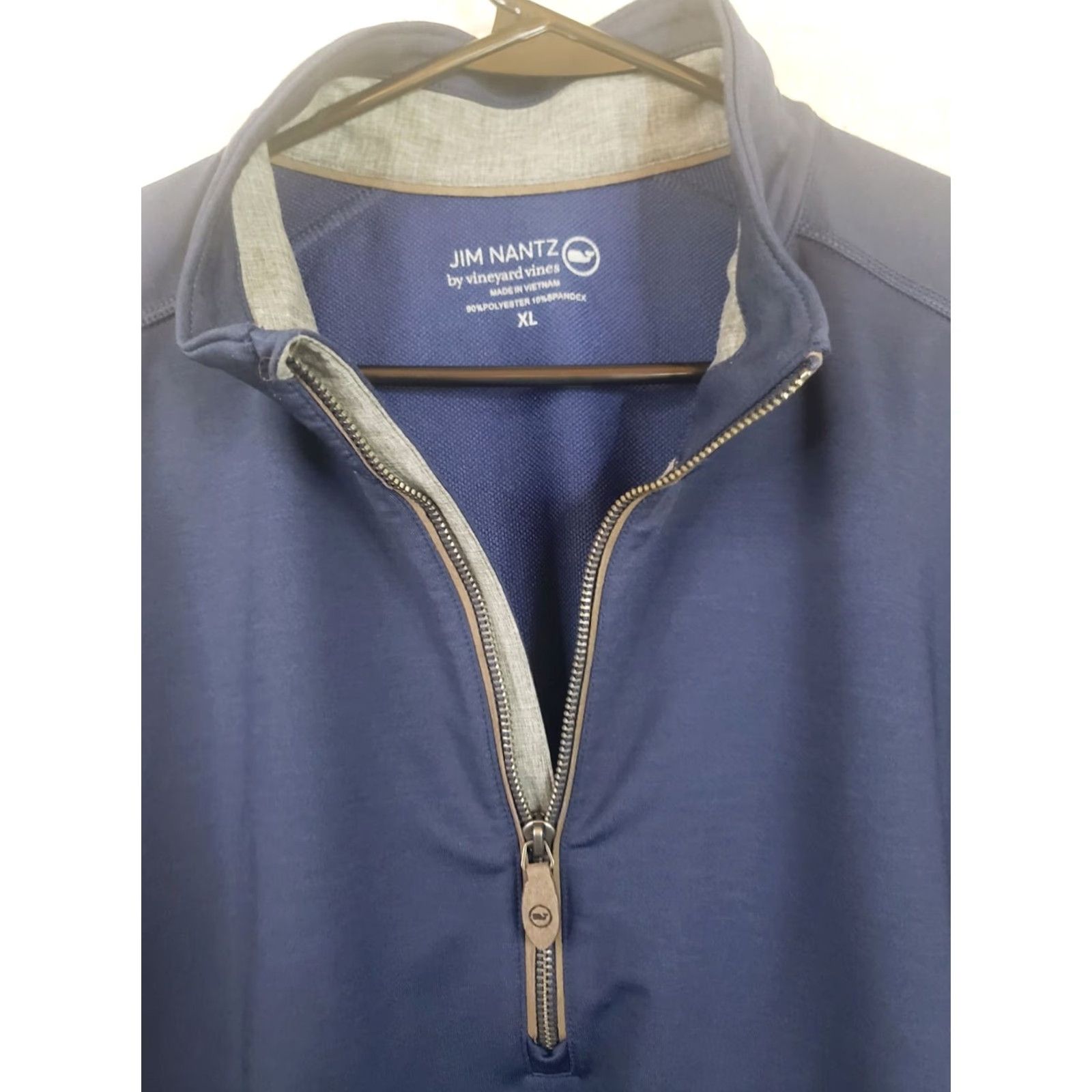Vineyard Vines Vineyard Vines Jim Nantz 1/4 Zip Performance Blue Pullover Men XL Shirt Long Sleeve Stretch Golf Casual Size US XL / EU 56 / 4 - 5 Thumbnail