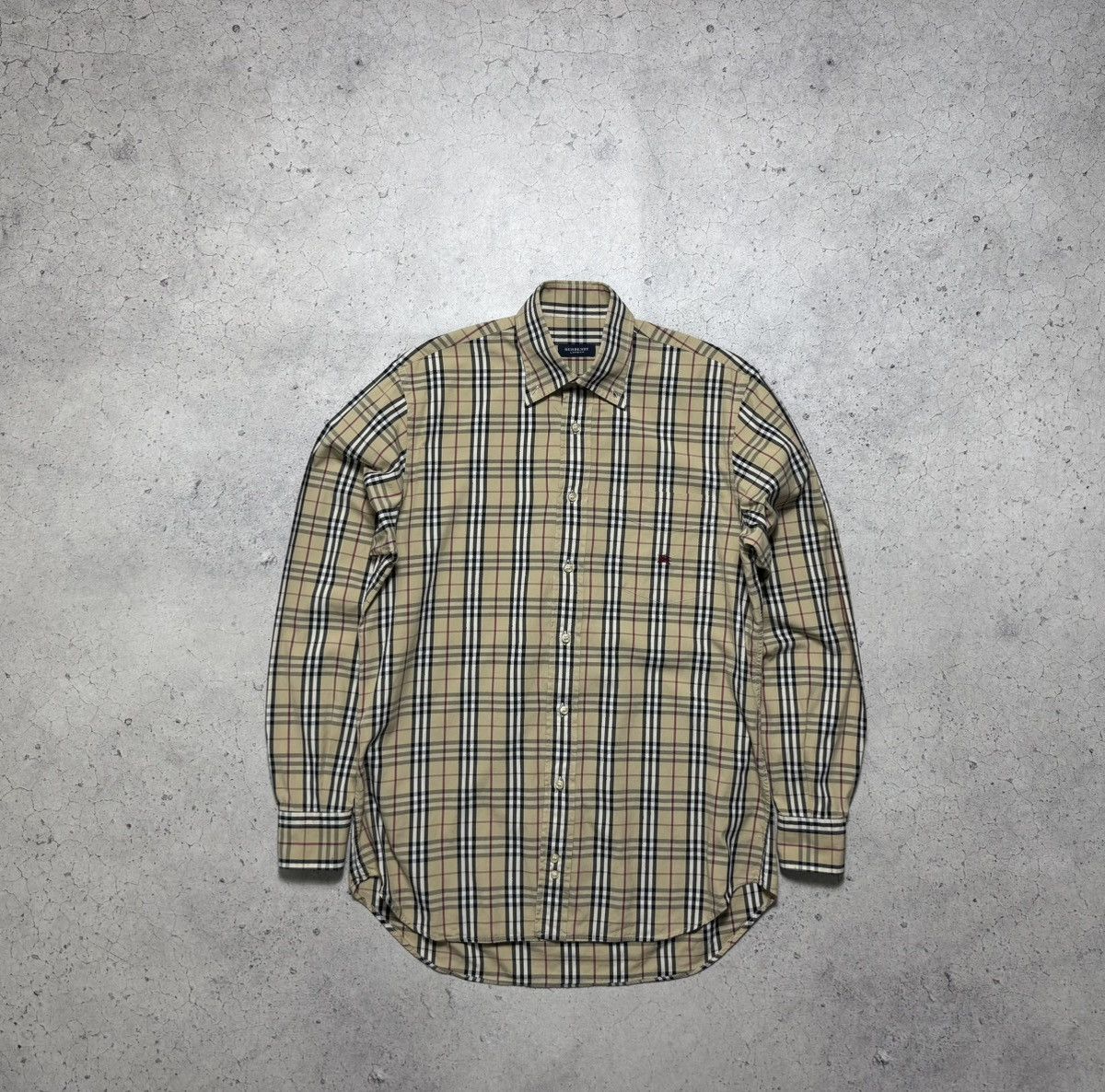Burberry Burberry London Luxury Button Up Shirt Checked Vintage Size US M / EU 48-50 / 2 - 1 Thumbnail
