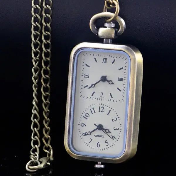 Other Mayuko x Ryoko Rectangular Design Pocket Watch Pendant Chain Size ONE SIZE - 6 Thumbnail