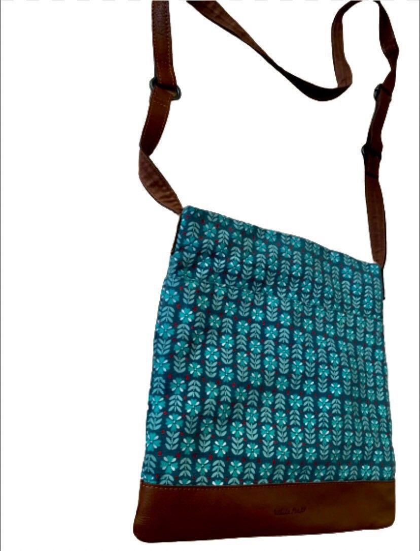 Designer × Vintage White Stuff Genuine leather and turquoise crossbody bag Size ONE SIZE - 7 Thumbnail