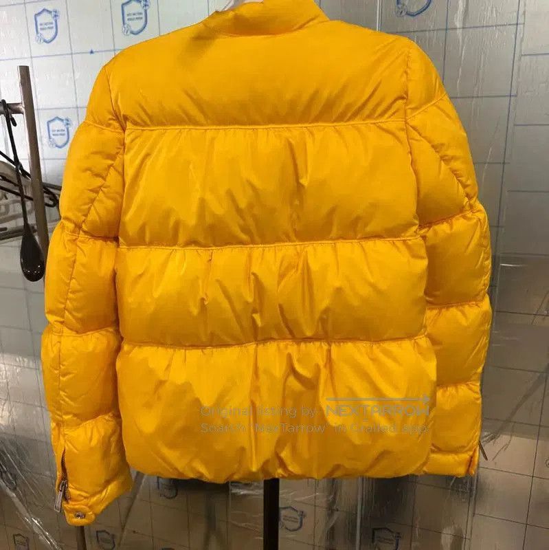 Dsquared2 DSQUARED2 Women's Yellow Leather Puffer Jacket . Size XXS / US 00 / IT 34 - 2 Thumbnail