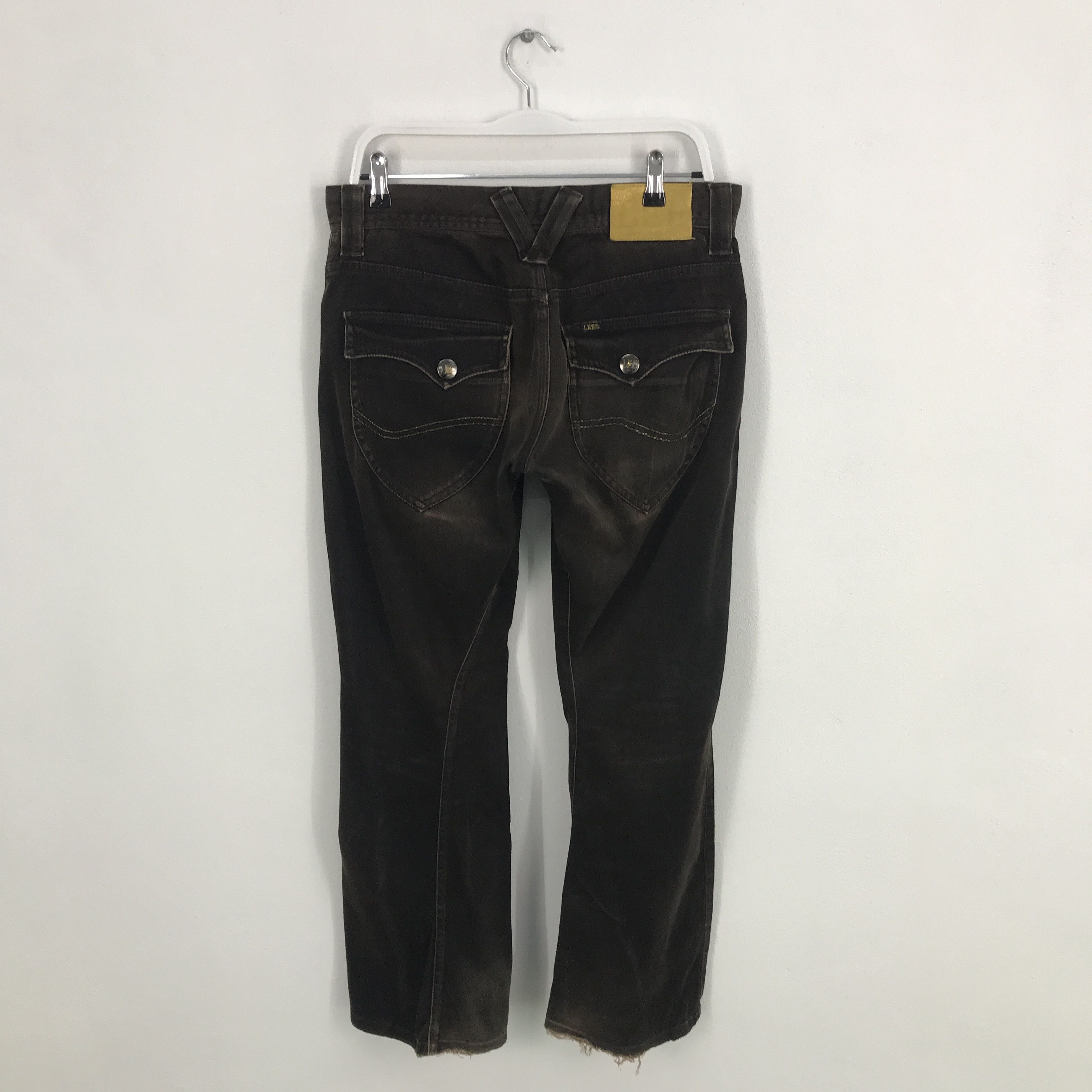 Lee Rare Lee brown Japan design Bootcut pants Size US 30 / EU 46 - 4 Thumbnail