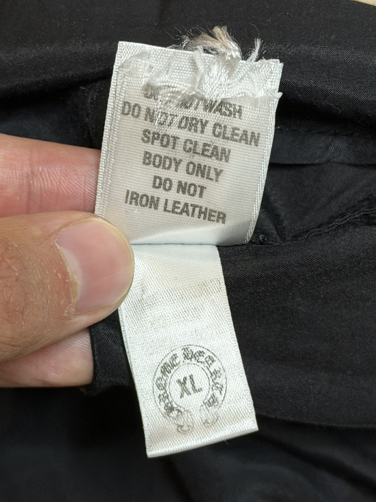 Chrome Hearts Chrome Hearts Leather Patch Silk Shirt Size US XL / EU 56 / 4 - 14 Thumbnail