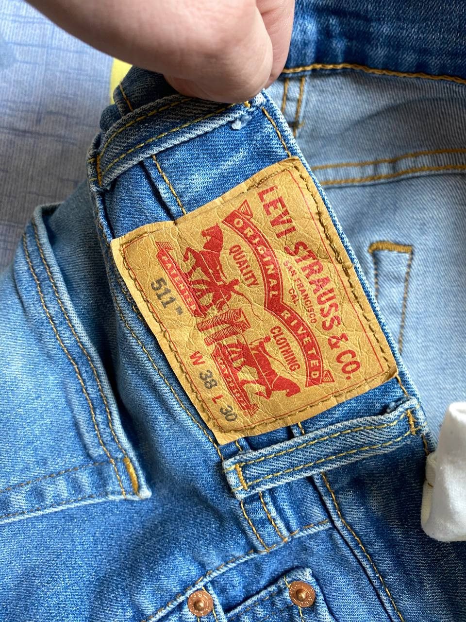 Jean × Levi's × Vintage Vintage Levis Jeans Distressed Denim Size US 38 / EU 54 - 23 Thumbnail