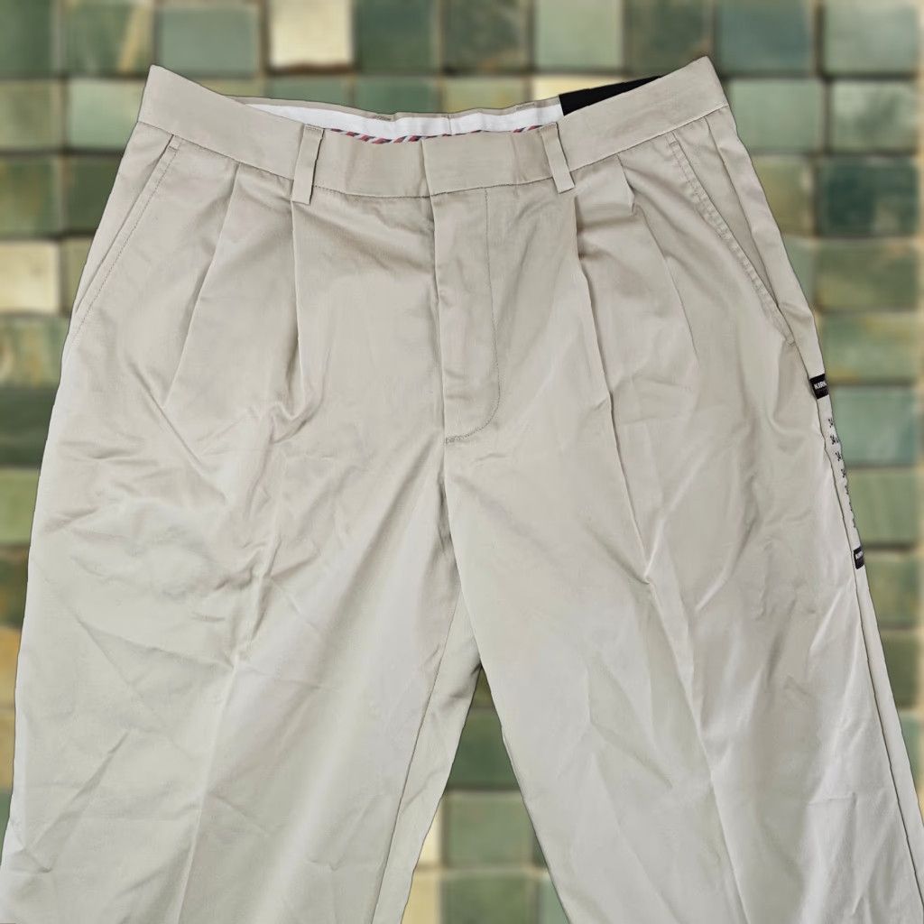 Vintage Kirkland Dress Pants Mens 34x30 Tan Classic Fit Comfort Non Iron Pleated Cotton Dress Pants Mens 34 Tan Classic Fit Cotton Pants Holiday 90s? Size US 34 / EU 50 - 1 Thumbnail