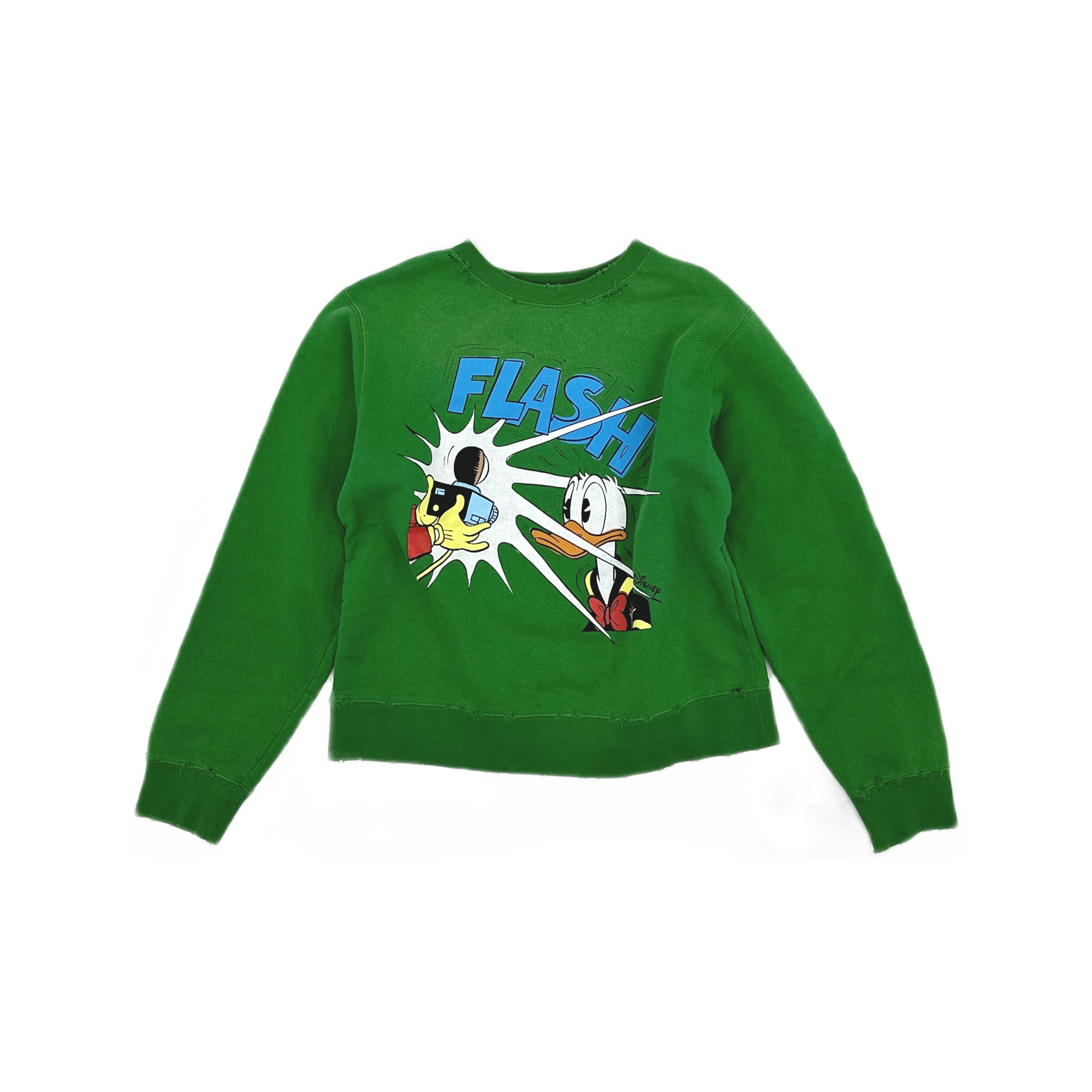 Gucci Gucci x Disney Distressed Donald Sweatshirt S Size S / US 4 / IT 40 - 1 Thumbnail