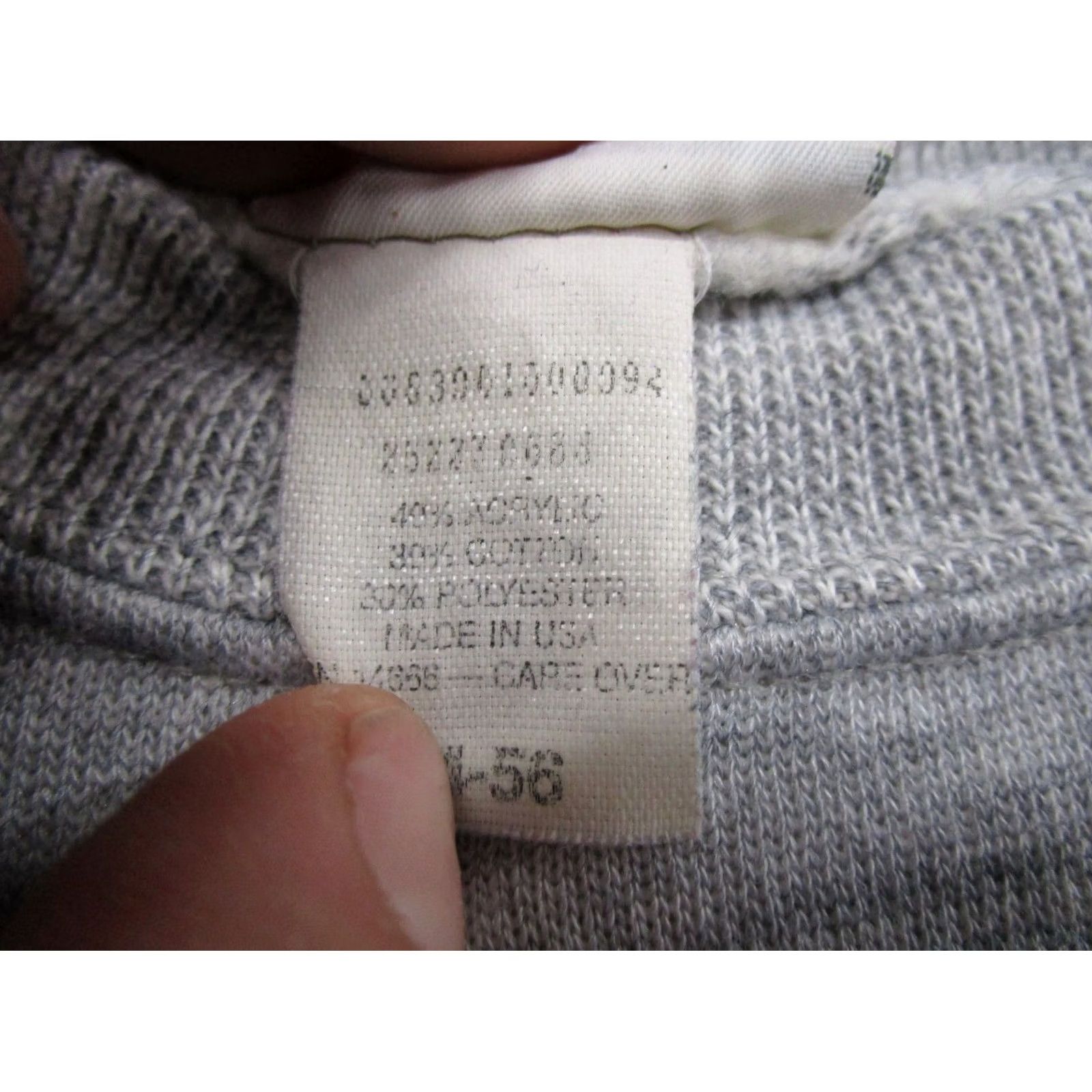 Vintage VINTAGE Wisconsin Memorial Statute Military Sweatshirt 2XL Gray Cotton Pullover Crew Neck Men Sports 80s Hooded Winter Spring Fall Mens Size US XXL / EU 58 / 5 - 5 Thumbnail