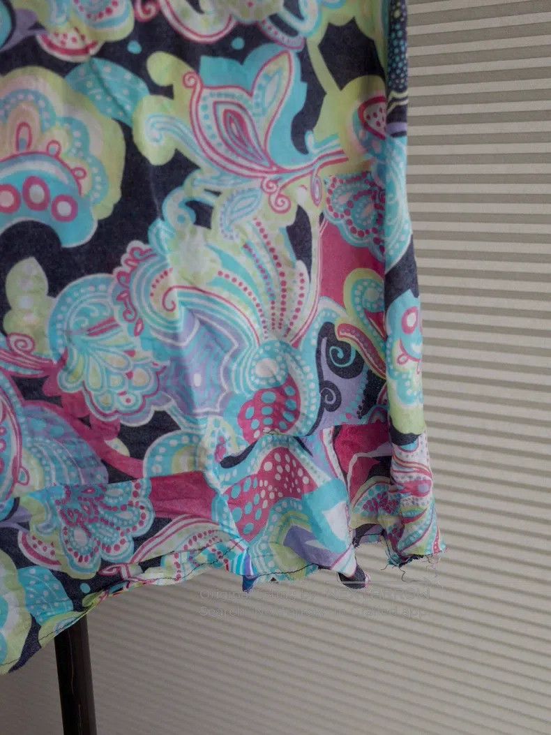 Comme des Garcons Comme Des Garcons size S Printed paisley trumpet skirt in Size 23" - 6 Thumbnail