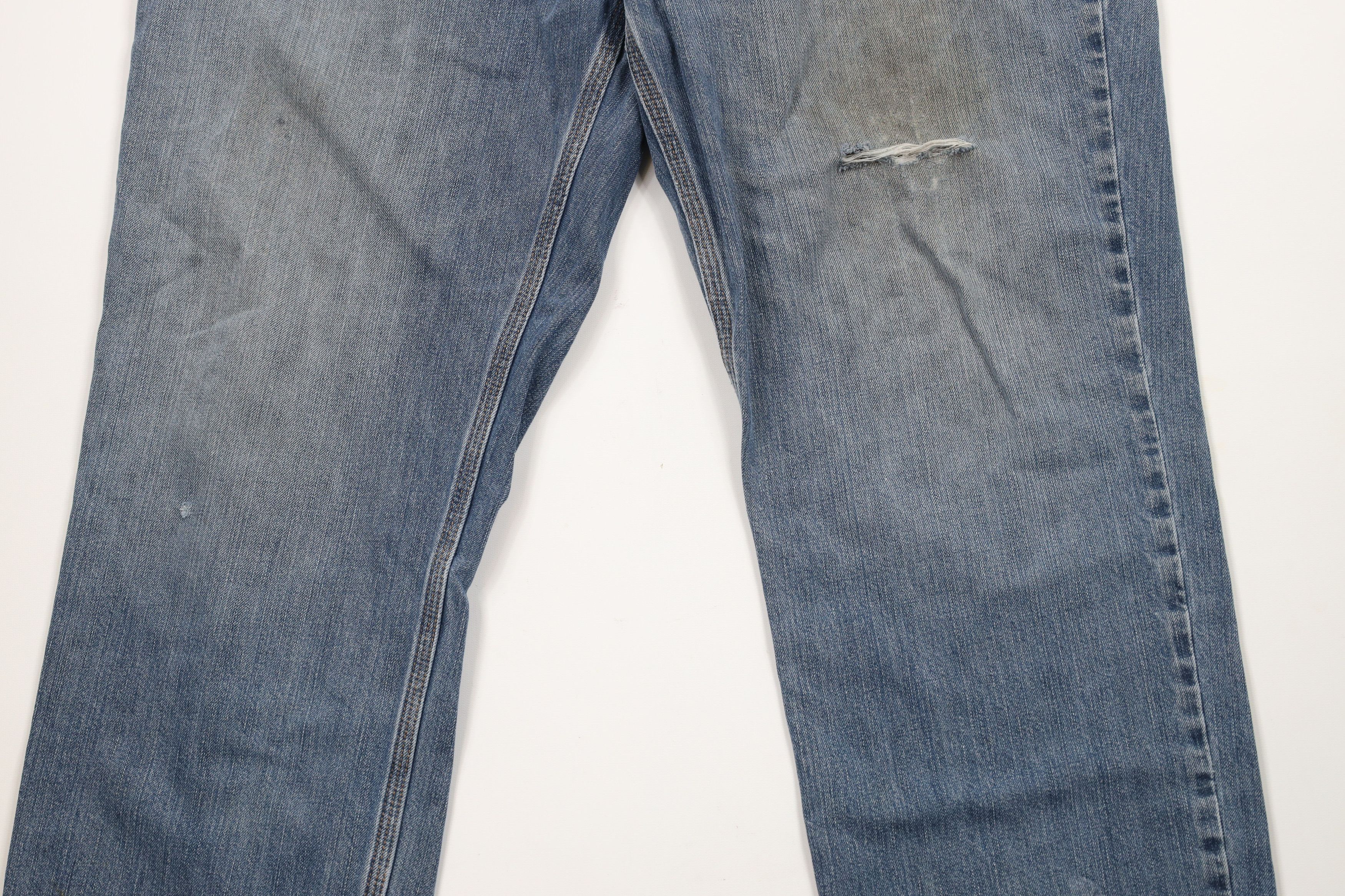 Carhartt × Vintage Vintage Carhartt Distressed Relaxed Fit Denim Jeans Blue Size US 40 / EU 56 - 3 Thumbnail