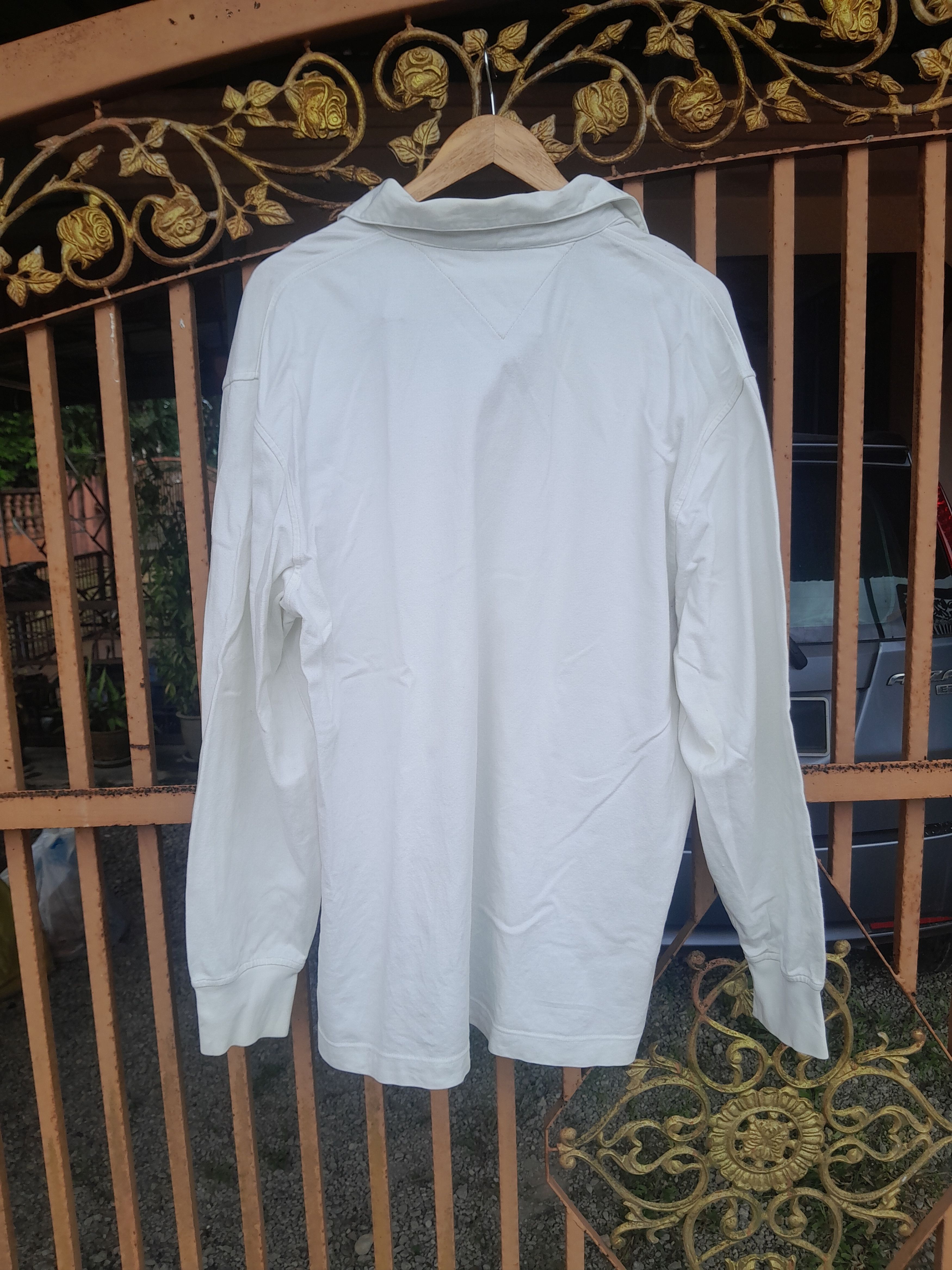 Tommy Hilfiger ❤FINAL DROP🔴DIRTY WHITE TOMMY HILFIGER POLO COLLAR Size US L / EU 52-54 / 3 - 2 Thumbnail