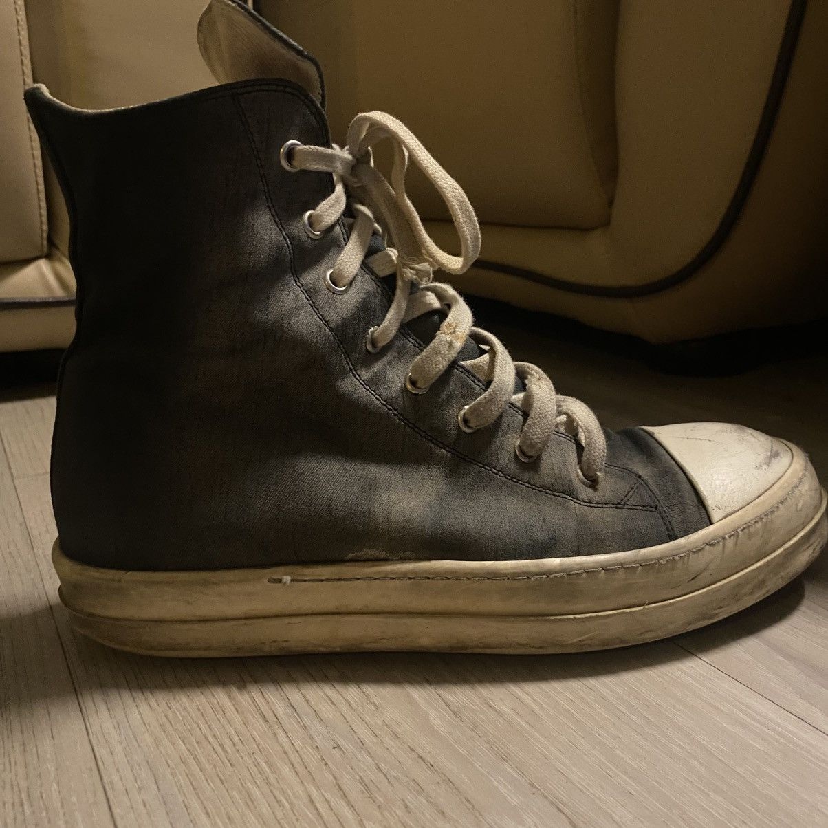 Rick Owens Drkshdw Rick Owen DRKSHDW Ramones Size US 8.5 / EU 41-42 - 12 Thumbnail
