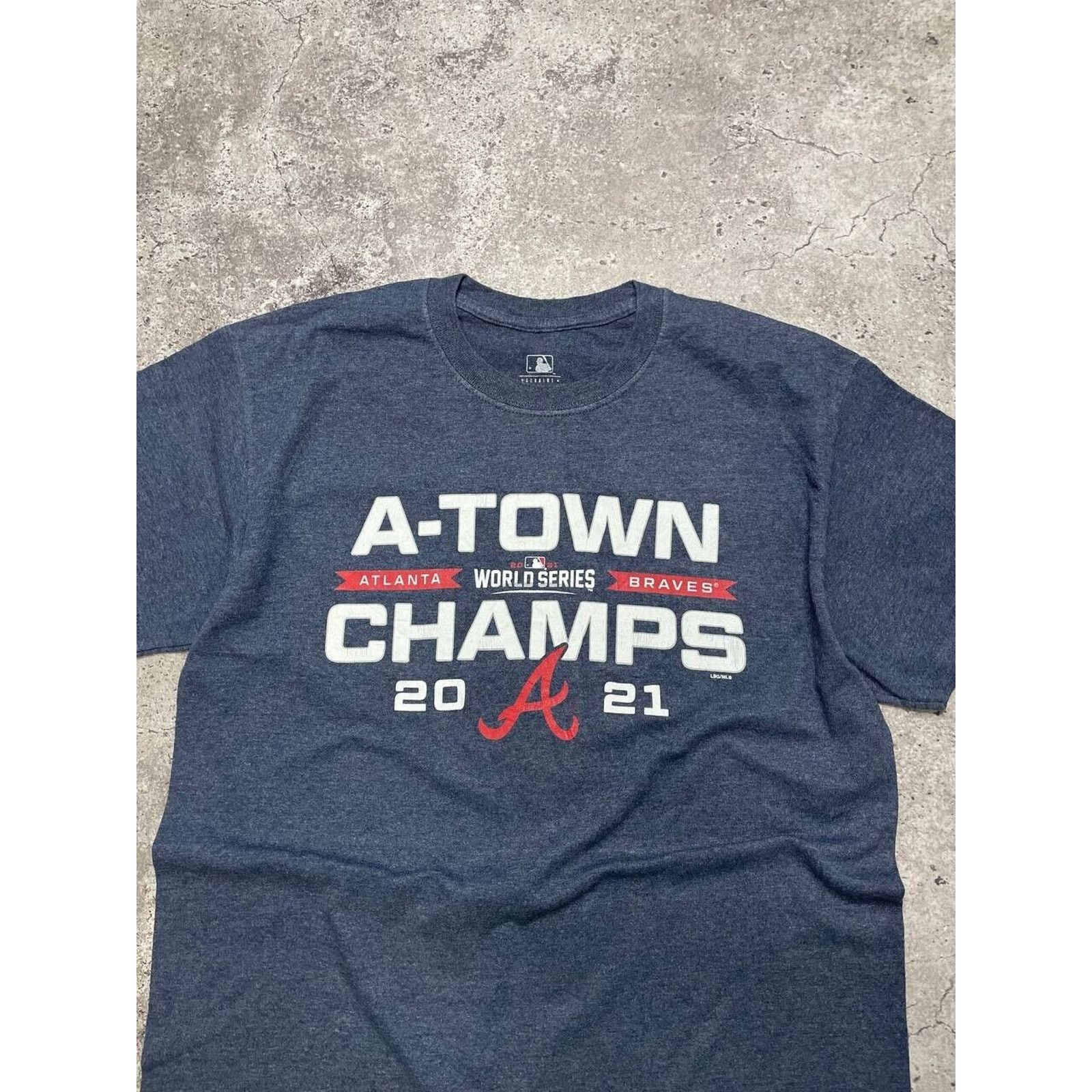 MLB × Vintage Vintage Atlanta Braves A-Town Champs T-Shirt MLB - Size M Size US M / EU 48-50 / 2 - 4 Thumbnail