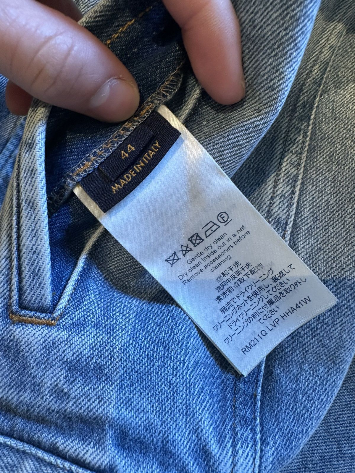 Louis Vuitton × Virgil Abloh Louis vuitton dna denim jacket Size US S / EU 44-46 / 1 - 7 Thumbnail