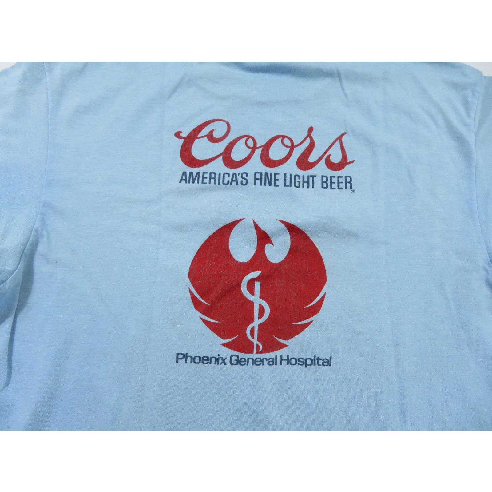 Hanes North Bank Coors Beer Marathon 1979 T-Shirt Double Sided M Size US M / EU 48-50 / 2 - 4 Thumbnail