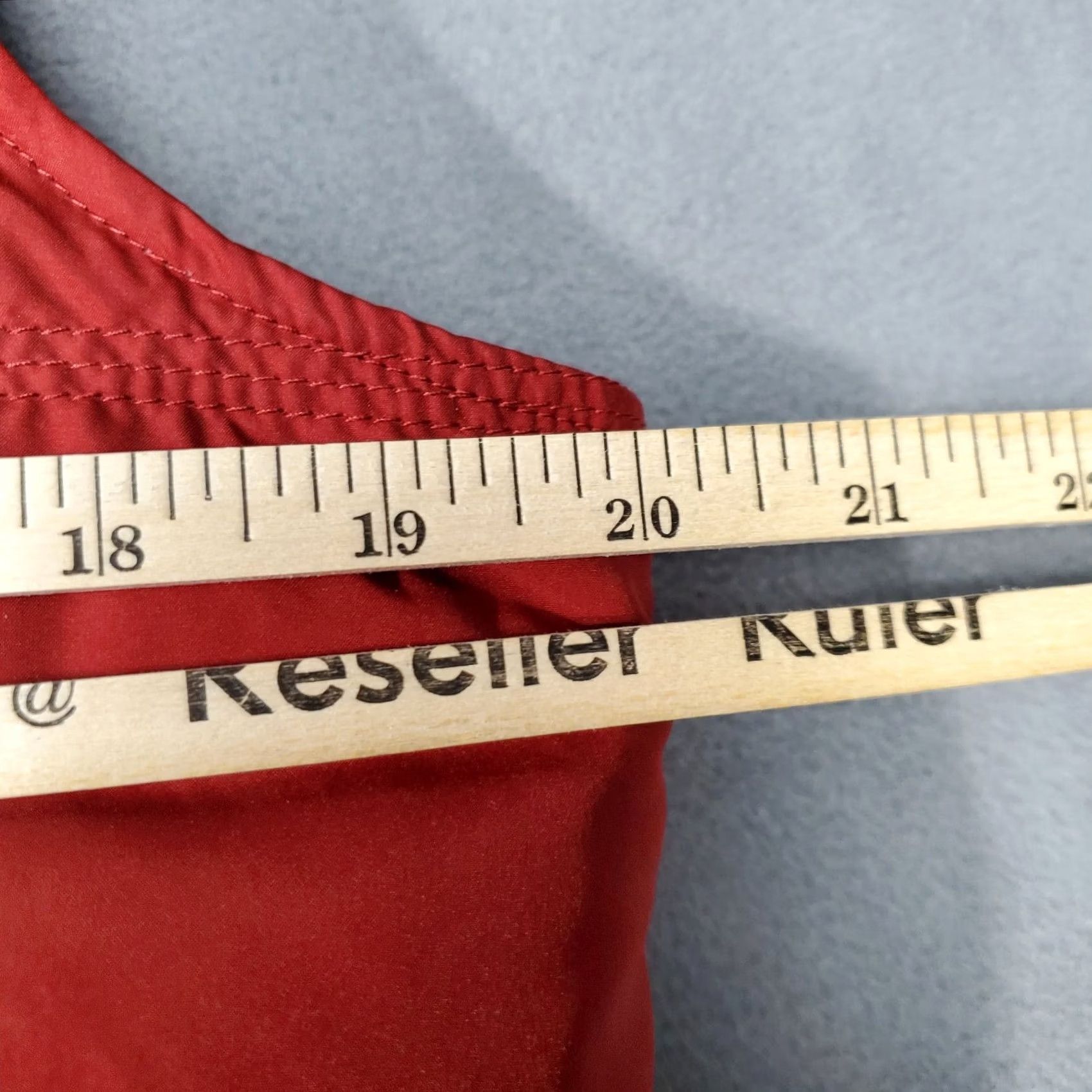 Eddie Bauer Eddie Bauer Vest Womens Medium Red Quilted Goose Down Full Zip Size M / US 6-8 / IT 42-44 - 6 Thumbnail