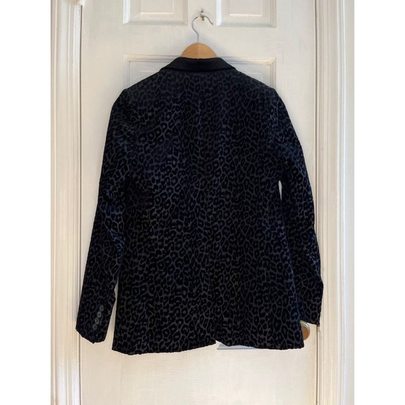 The Kooples The kooples black leopard velvet blazer Size 34 Size XS / US 0-2 / IT 36-38 - 3 Thumbnail