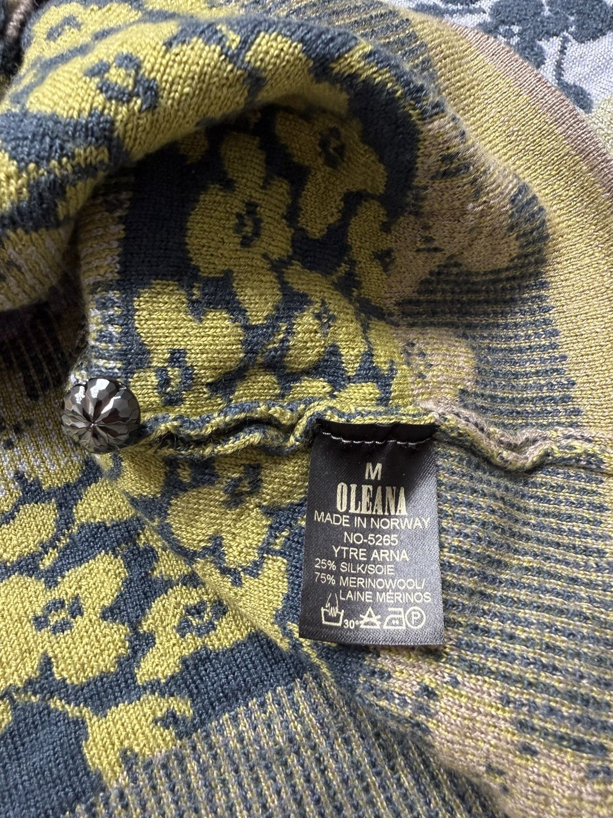 Vintage Oleana Cardigan Size M / US 6-8 / IT 42-44 - 5 Thumbnail