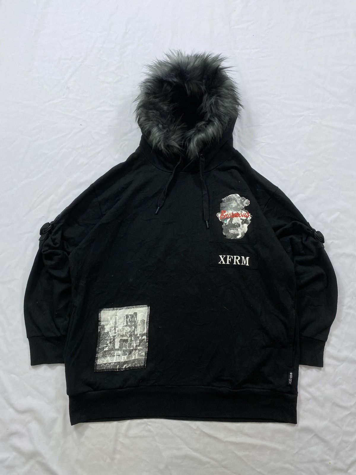 Le Grande Bleu (L.G.B.) XFRM Furr Gothic bondage punk Hoodie Size US L / EU 52-54 / 3 - 1 Thumbnail