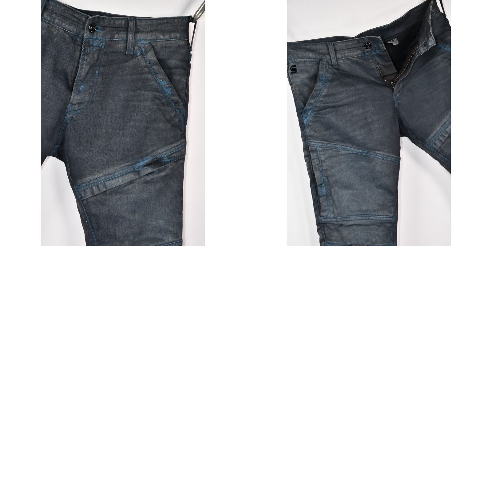 G-Star G-Star RAW Rackam Skinny Coj Jeans Men W32 L30 Gray Solid Denim Closure Zip 32 Inseam 30.31 inch 98 cm 30.31 inch Mens Skinny / Regular Vintage No Size US 32 / EU 48 - 8 Thumbnail