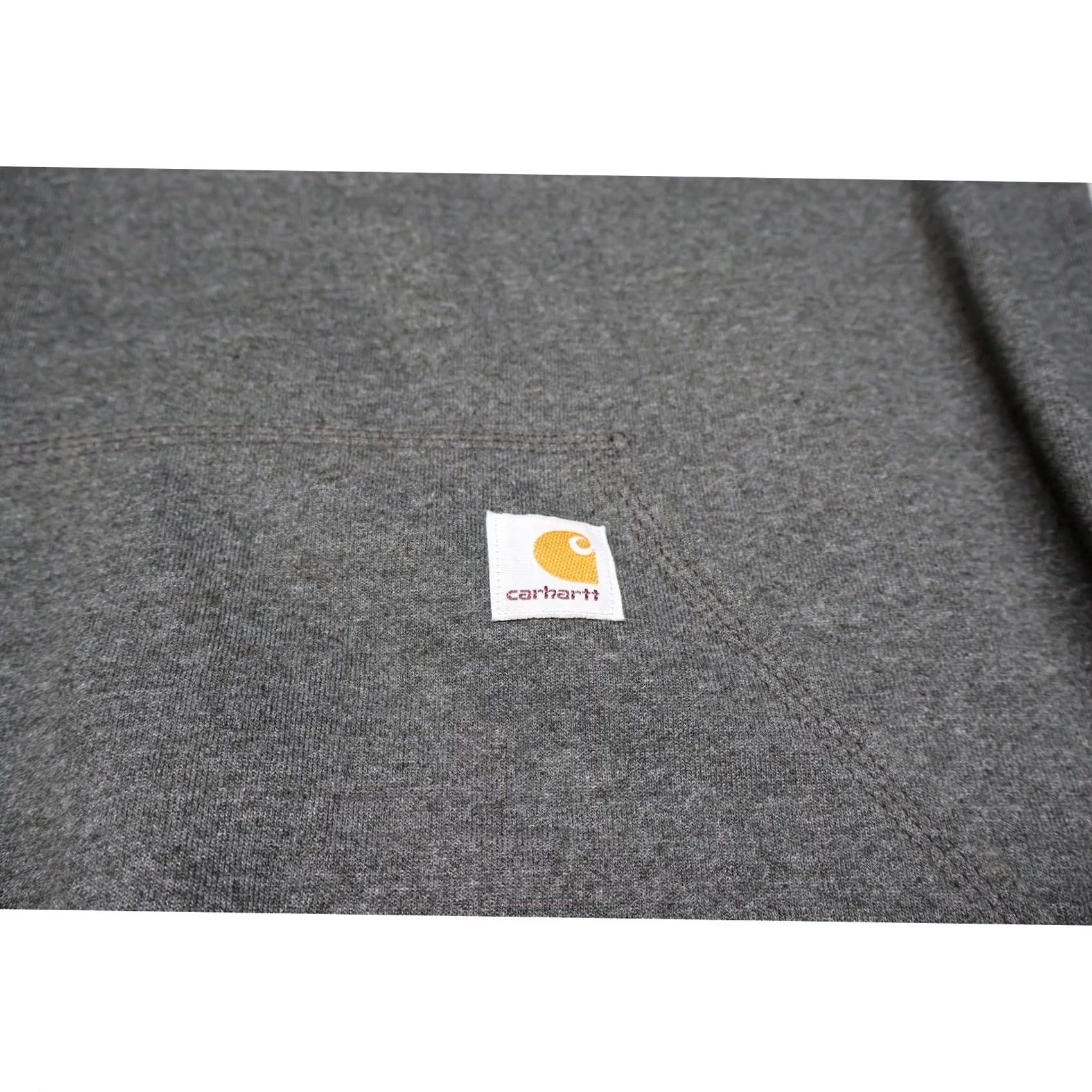 Carhartt Carhartt Sweatshirt Mens LT Gray Loose Fit Pullover Logo Graphic Print Pocket Long Sleeve Fleece Tall Casual Size US L / EU 52-54 / 3 - 2 Thumbnail