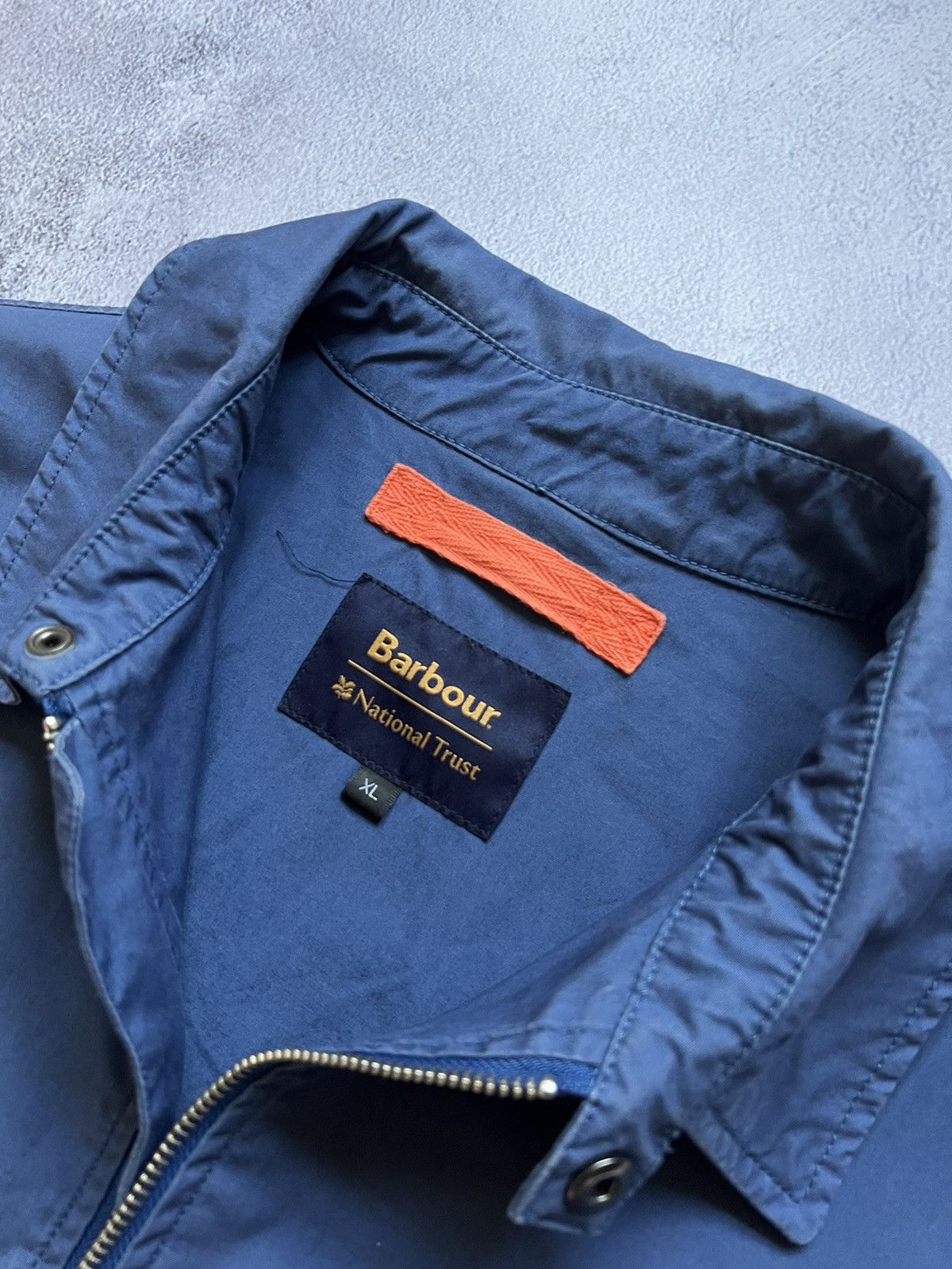 Barbour Men's Barbour National Trust Casual Navy Blue Field Jacket Size US XL / EU 56 / 4 - 5 Thumbnail