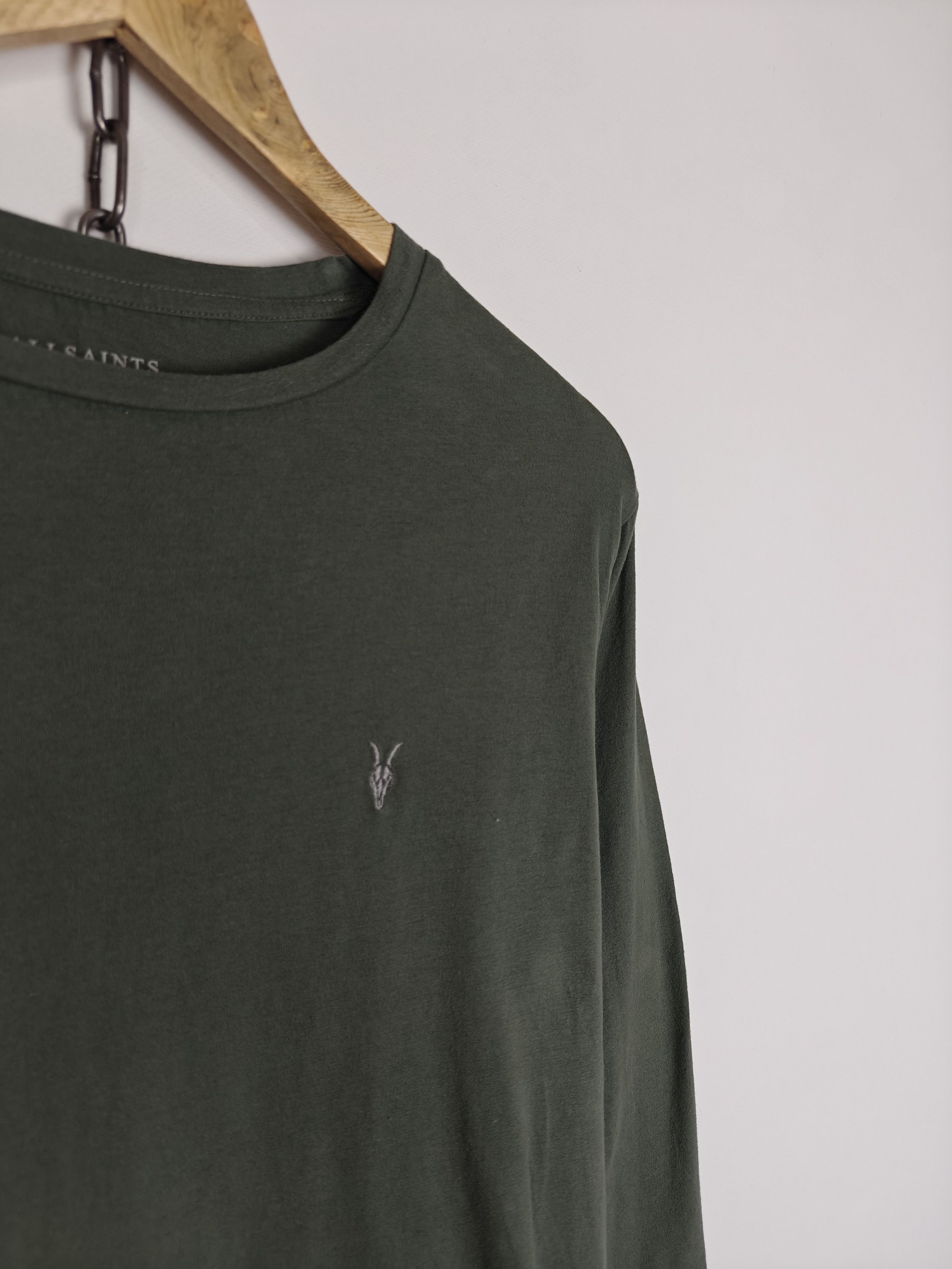 Allsaints Allsaints Longsleeve Race LS Crew Pullover Green size M Size US M / EU 48-50 / 2 - 4 Thumbnail