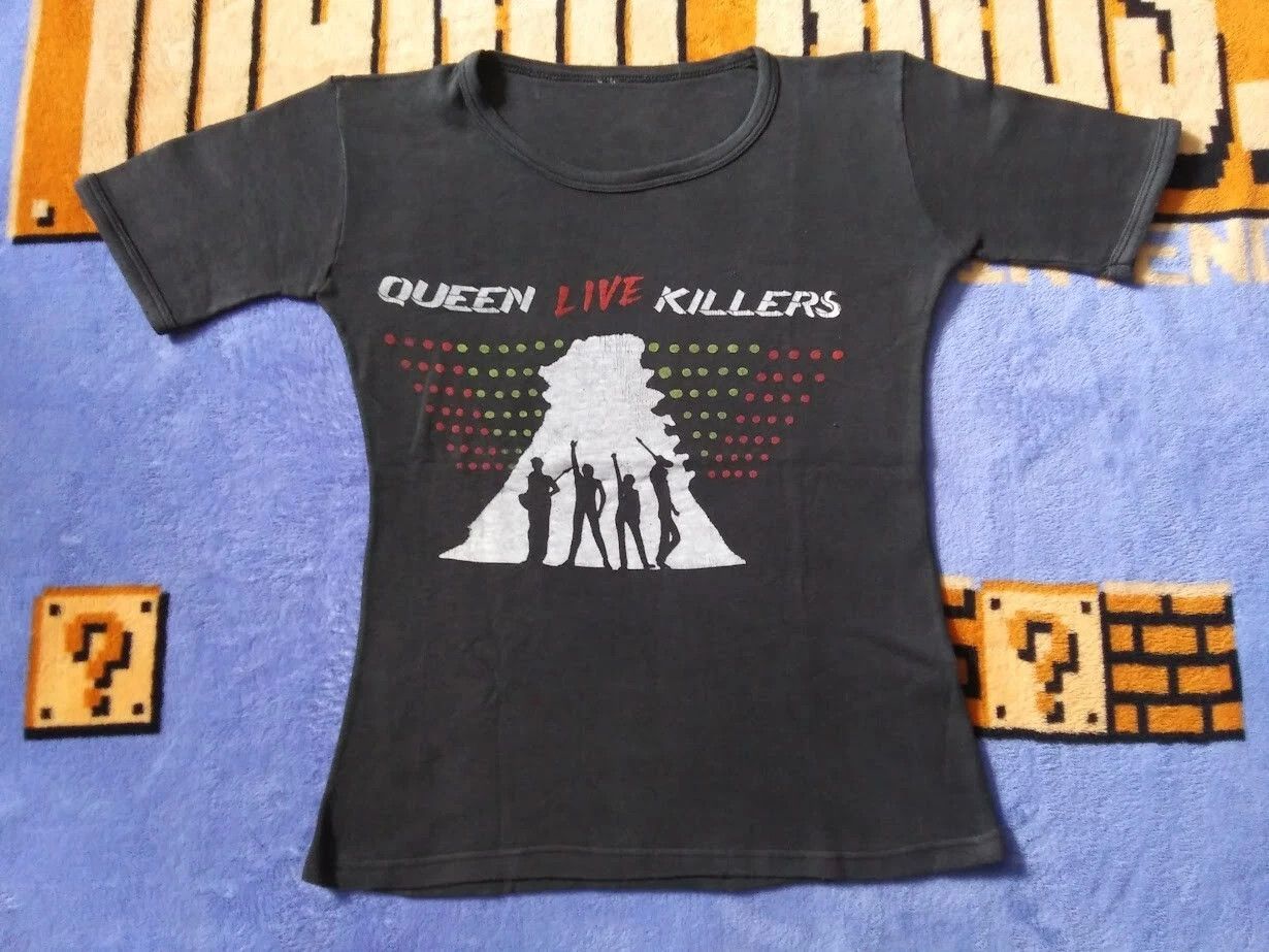Vintage Vintage Queen Band Live Killers 1979 Crazy Tour T-shirt Size US S / EU 44-46 / 1 - 1 Thumbnail