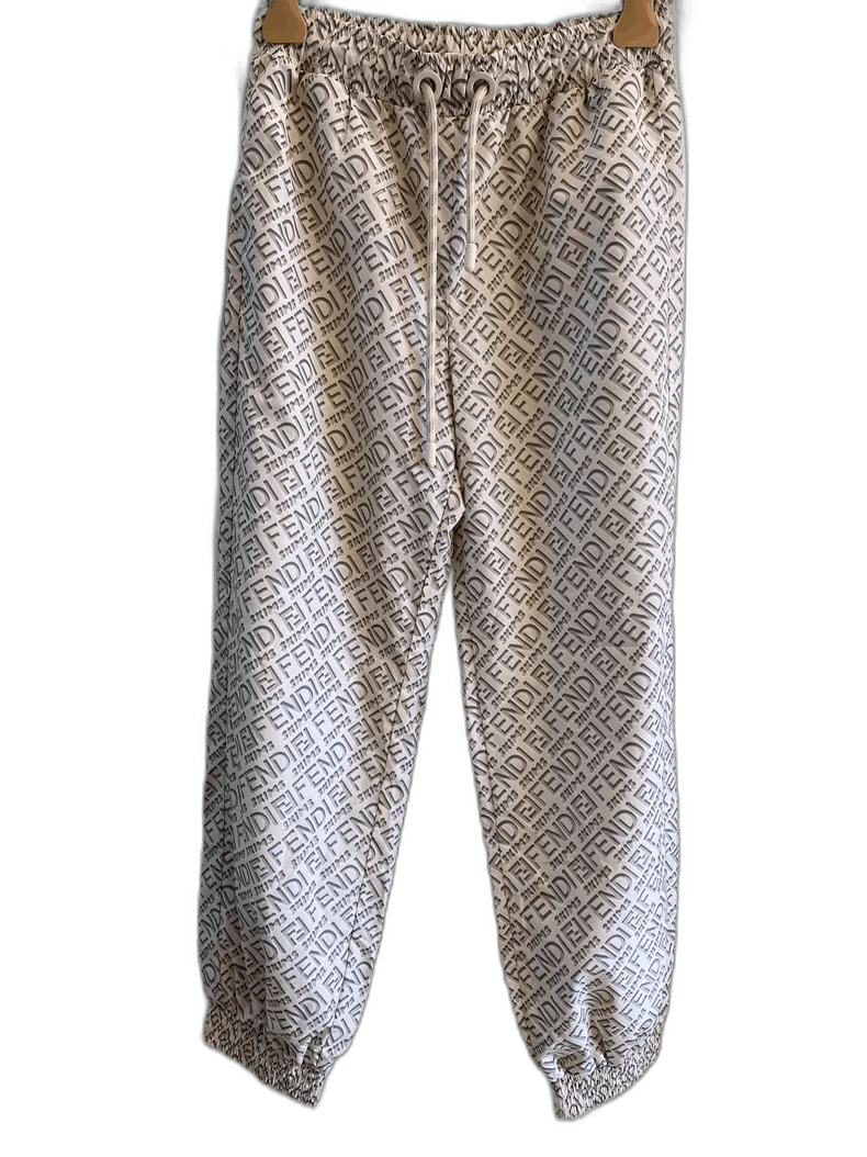 Fendi Fendi Logo Print Athletic Pants Size 22" - 1 Thumbnail