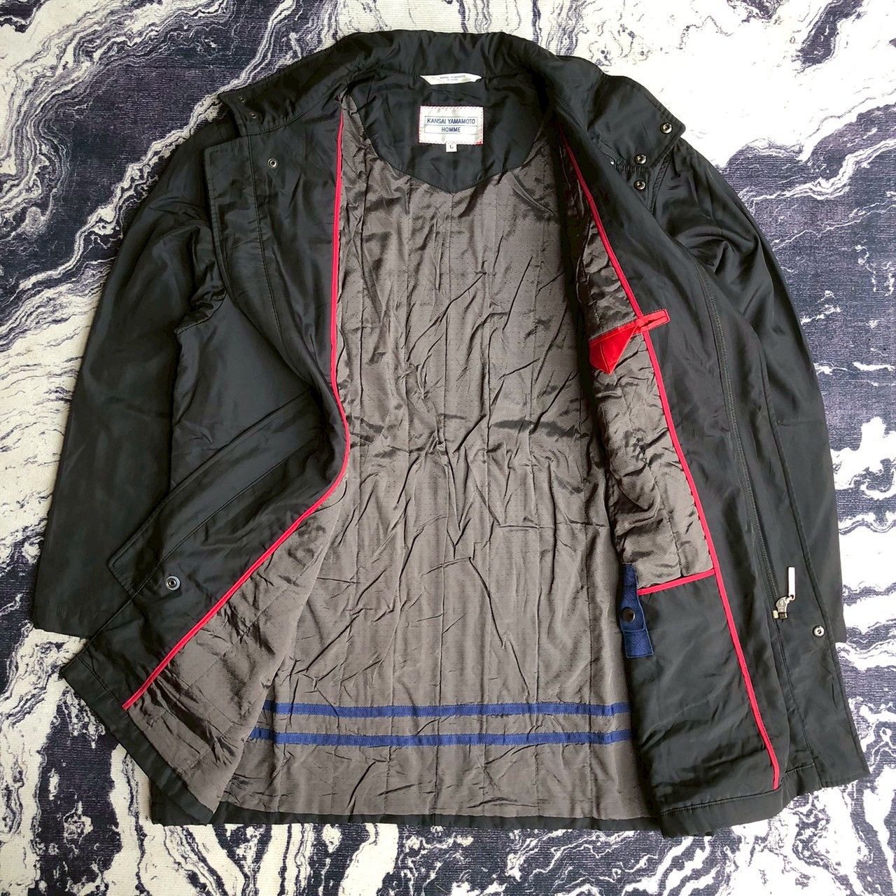 Kansai Yamamoto Vintage Kansai Yamamoto Homme Padded Coat Black Size US L / EU 52-54 / 3 - 2 Thumbnail