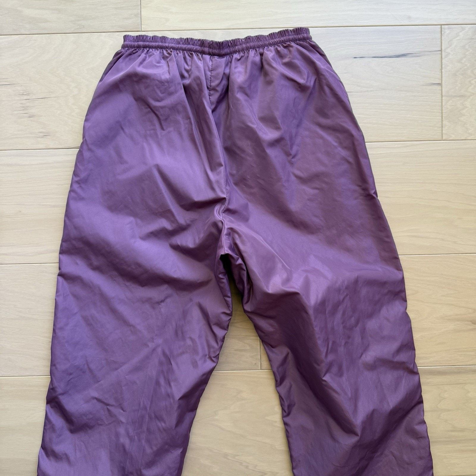 Nike Vintage Nike Sweatpants Women's Medium Purple 80s Blue Size 23" - 7 Thumbnail