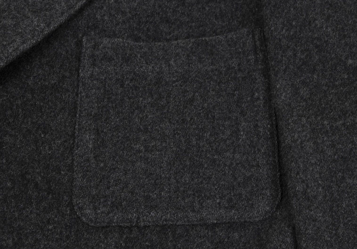 Jean Paul Gaultier Melton Wool Patch Pocket 3B Jacket in Gray Size US M / EU 48-50 / 2 - 5 Thumbnail