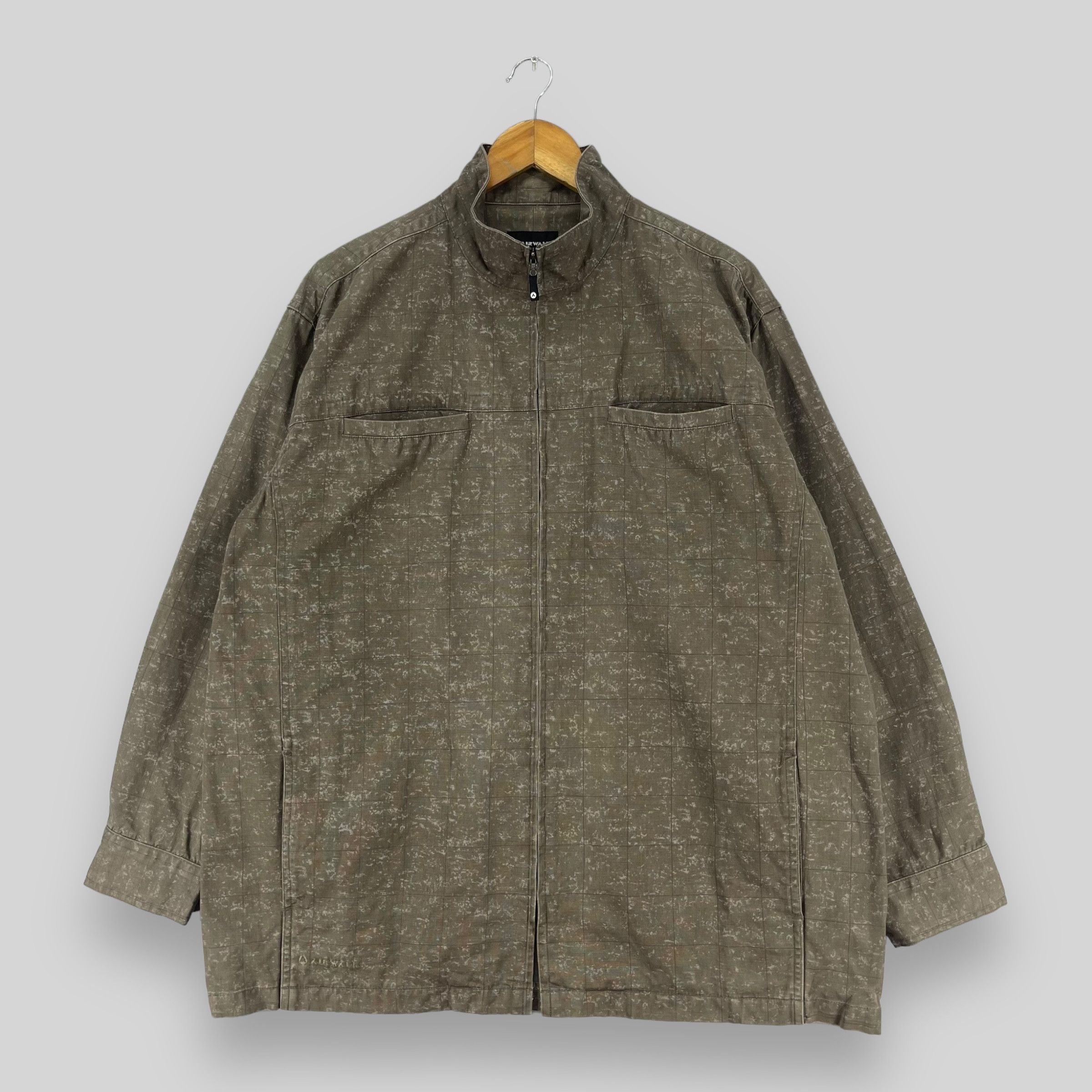 Airwalk × Vintage Vintage AIRWALK Casual Style Stoned Washed Zip Up Jacket Size US XL / EU 56 / 4 - 1 Thumbnail