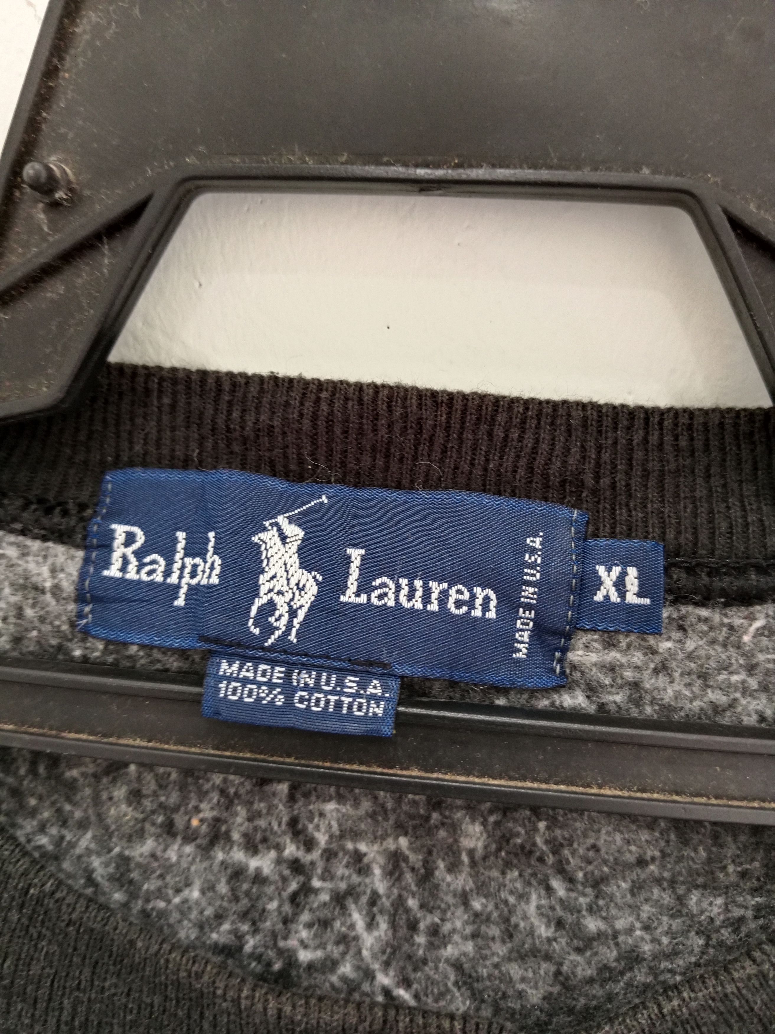 Polo Ralph Lauren Vintage 90s Ralph Lauren Sweatshirt Embroidery Logo Made Usa Size US XL / EU 56 / 4 - 5 Thumbnail