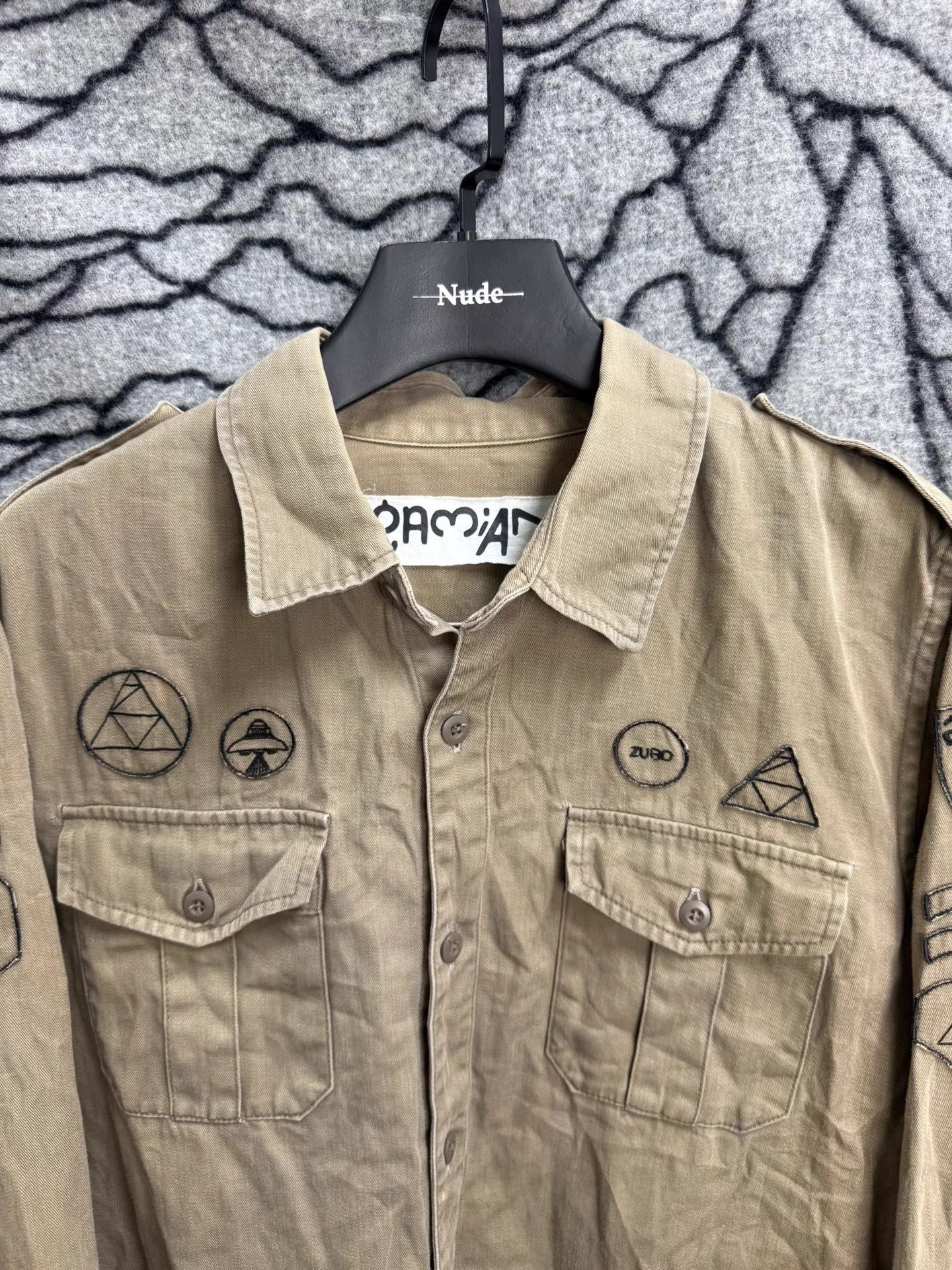 Undercover UNDERCOVER ZAM Patchwork Shirt K20 Size US M / EU 48-50 / 2 - 4 Thumbnail