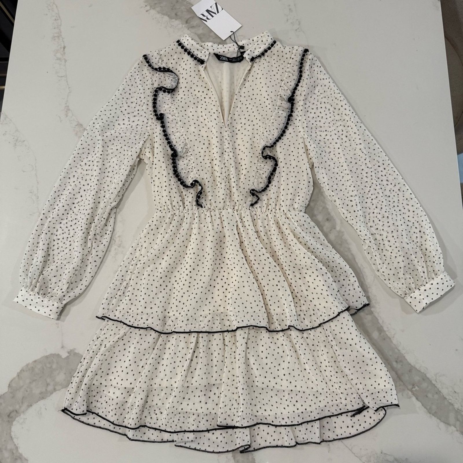 knee length dresses for ladies Zara Off The Shoulder Sweater Mini Dress main image 0